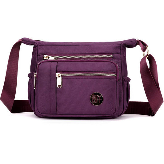 OXFORD CLOTH TRAVEL NYLON SHOULDER MESSENGER BAG_CWAB3482