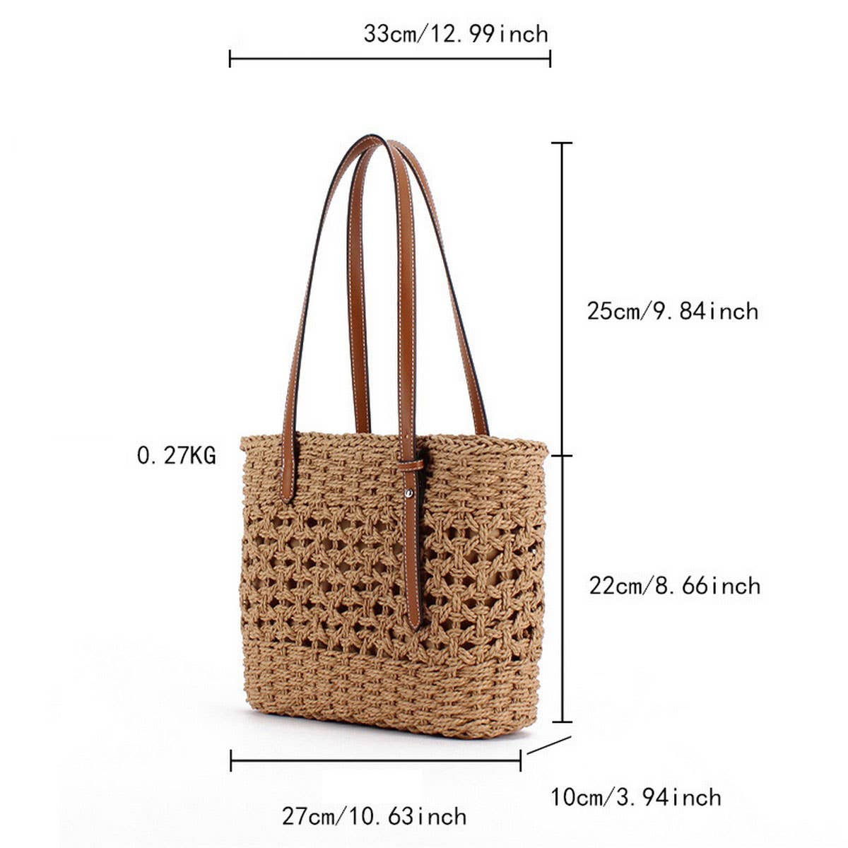 HIGH-END STYLISH LARGE-CAPACITY HAND-WOVEN BAG_CWAB4714