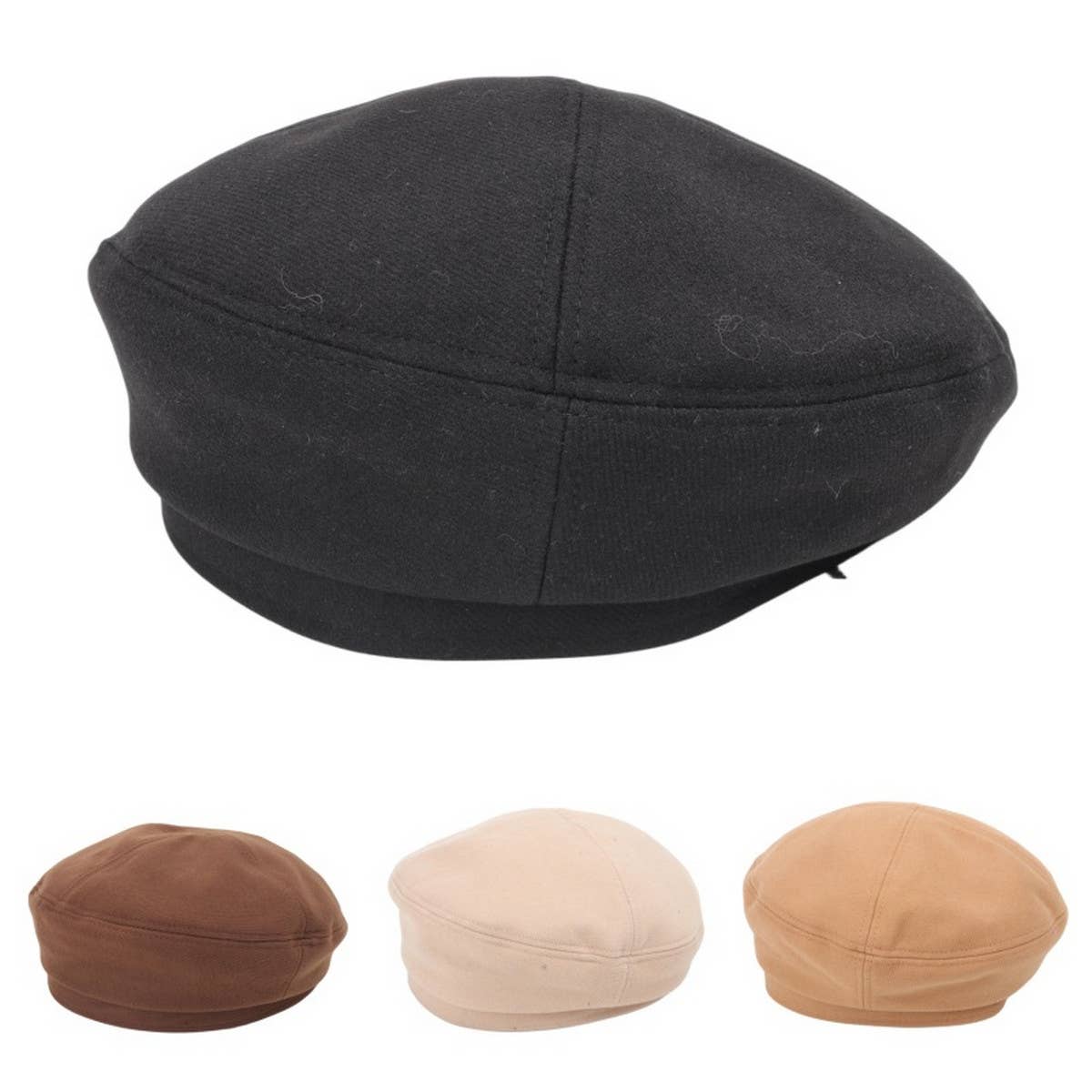 WOMEN RETRO SOLID COLOR BERET_CWAH1140