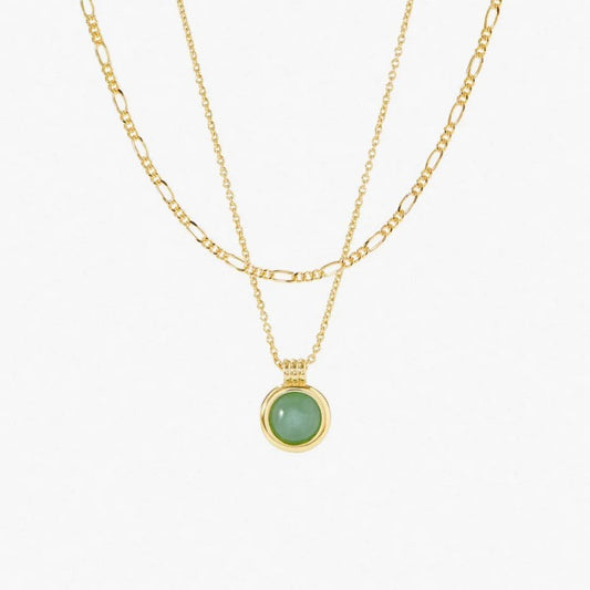 SIMPLE FRENCH VINTAGE NECKLACE_CWAJE1588