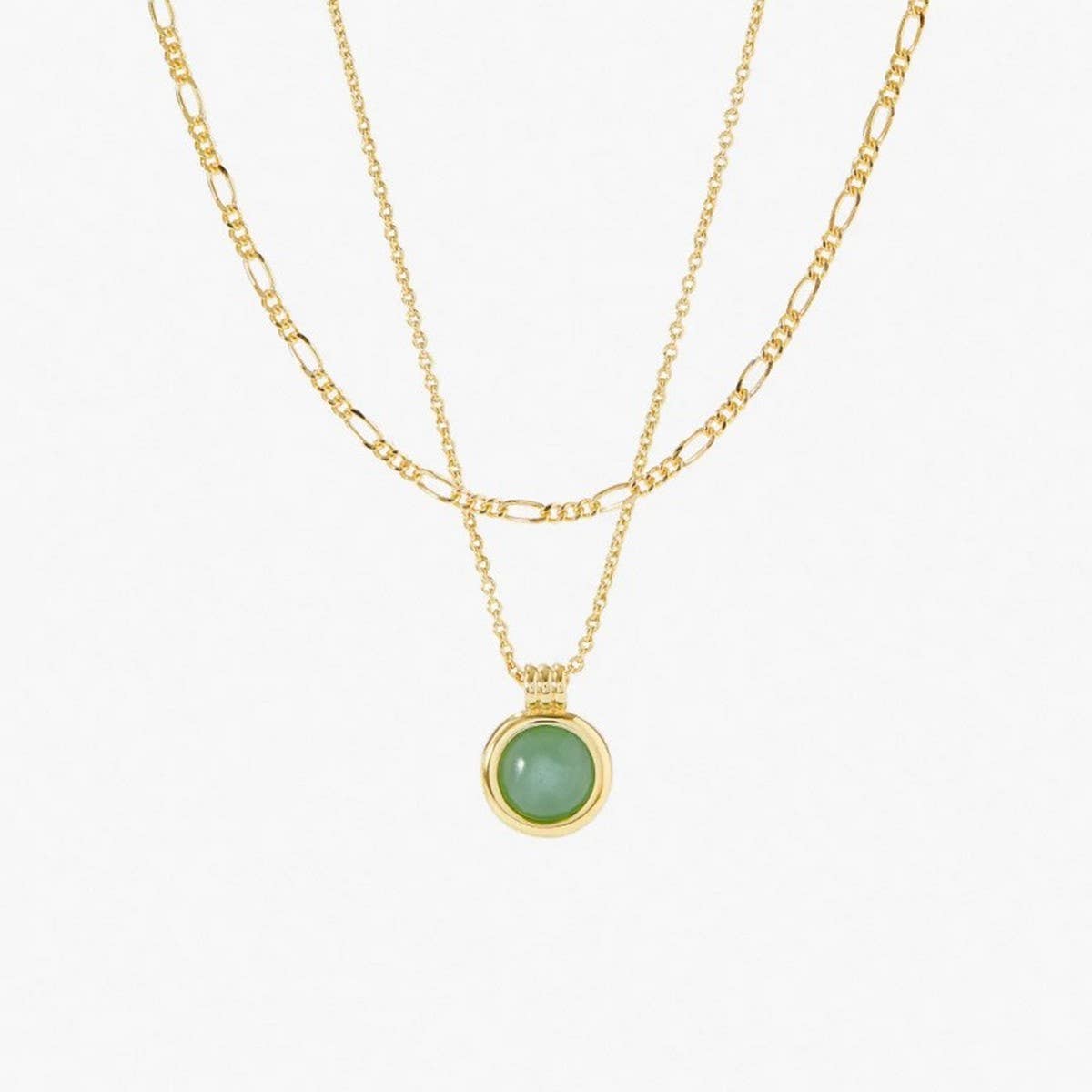 MINIMALIST STYLE LAYERED CLAVICLE CHAIN