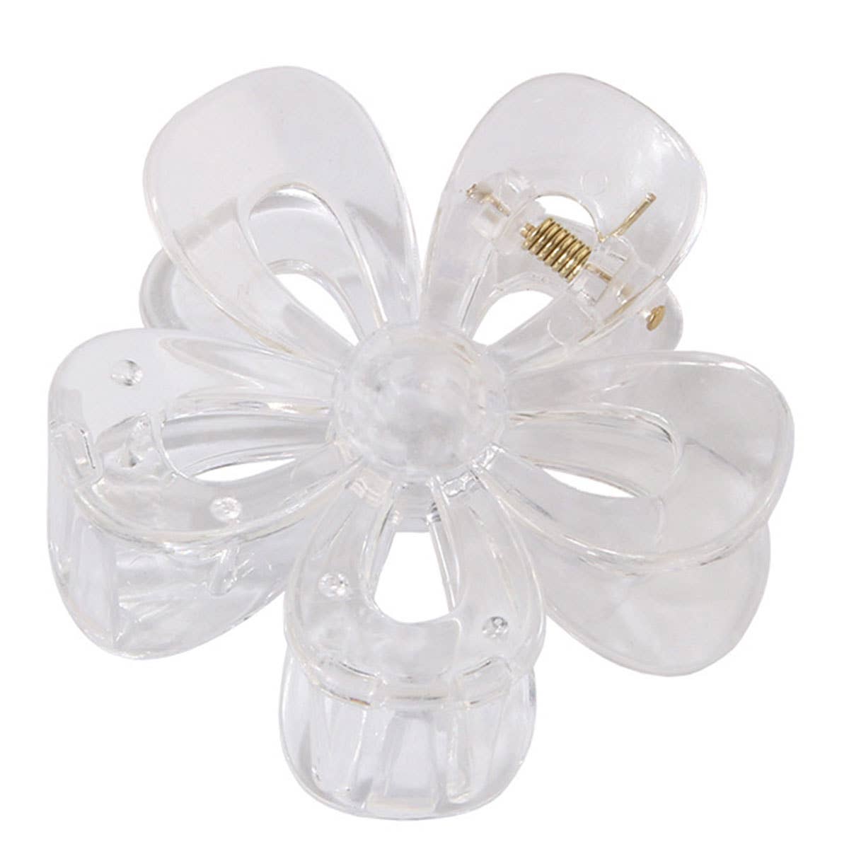 Matte Acrylic Flower Hair Claw Clip for Women_CWAHA0404