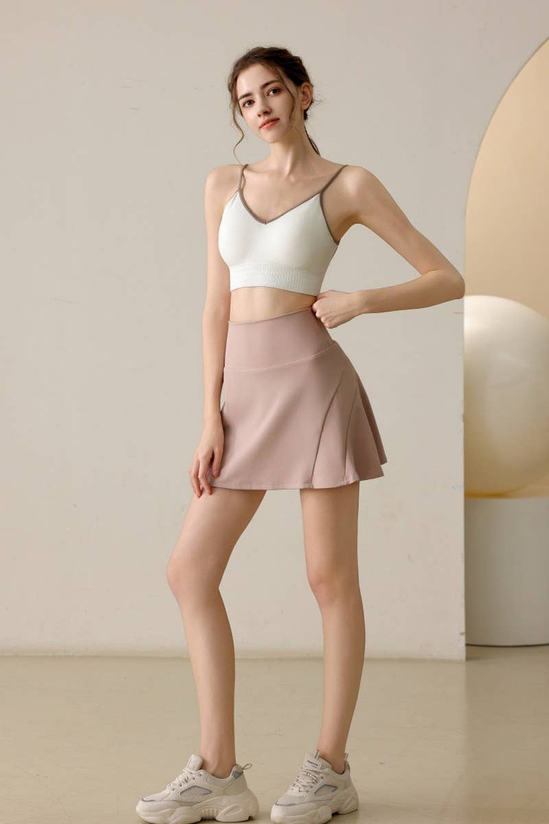 CWBSS0171_ANTI SLIP SPORTS YOGA  SHORT SKIRT