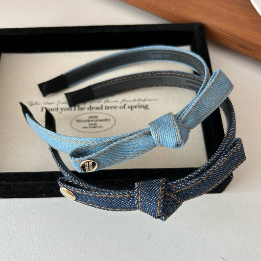 SIMPLE RETRO BOW HEADBAND_CWAHA2849