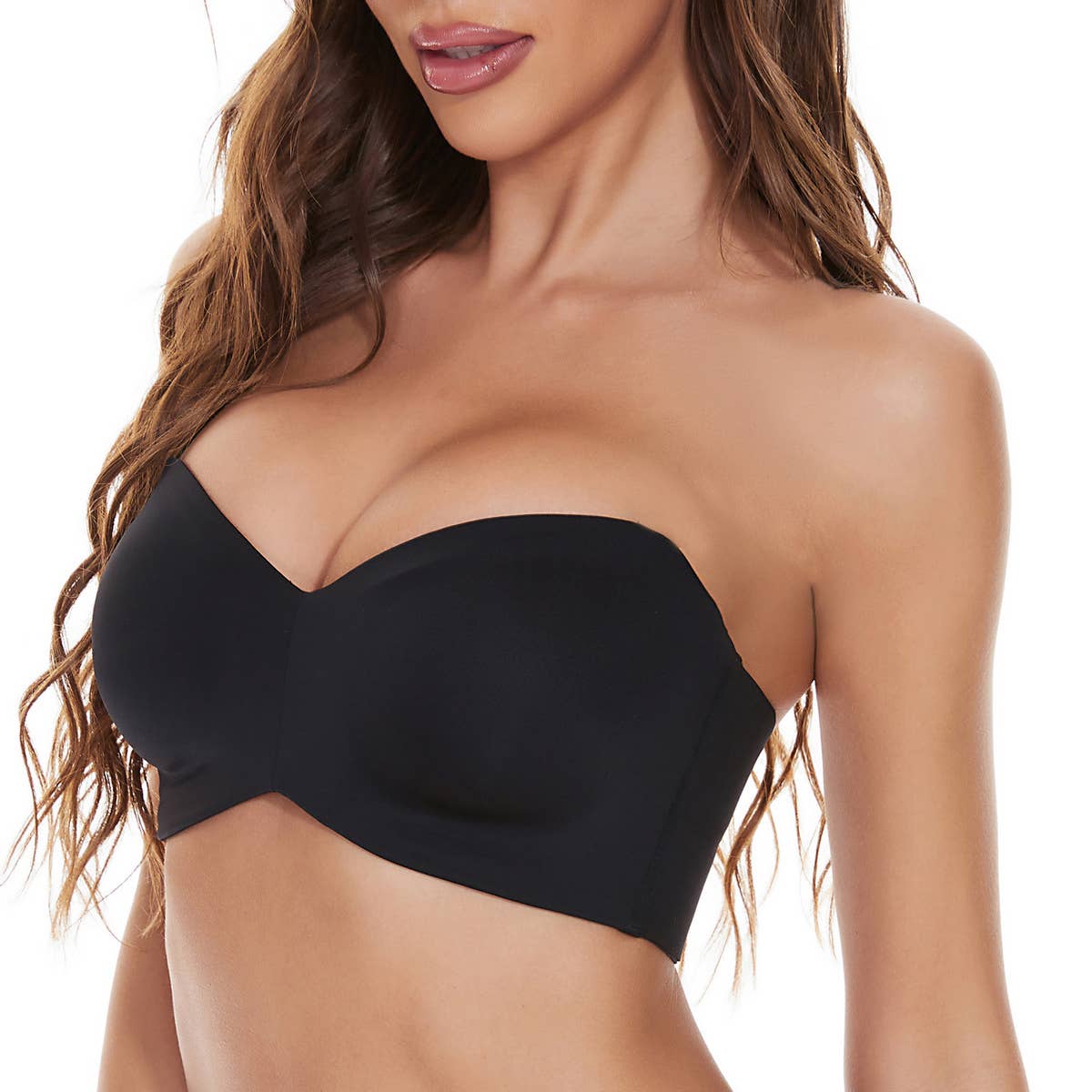 TRACELESS INVISIBLE BRA WITH STEEL RING