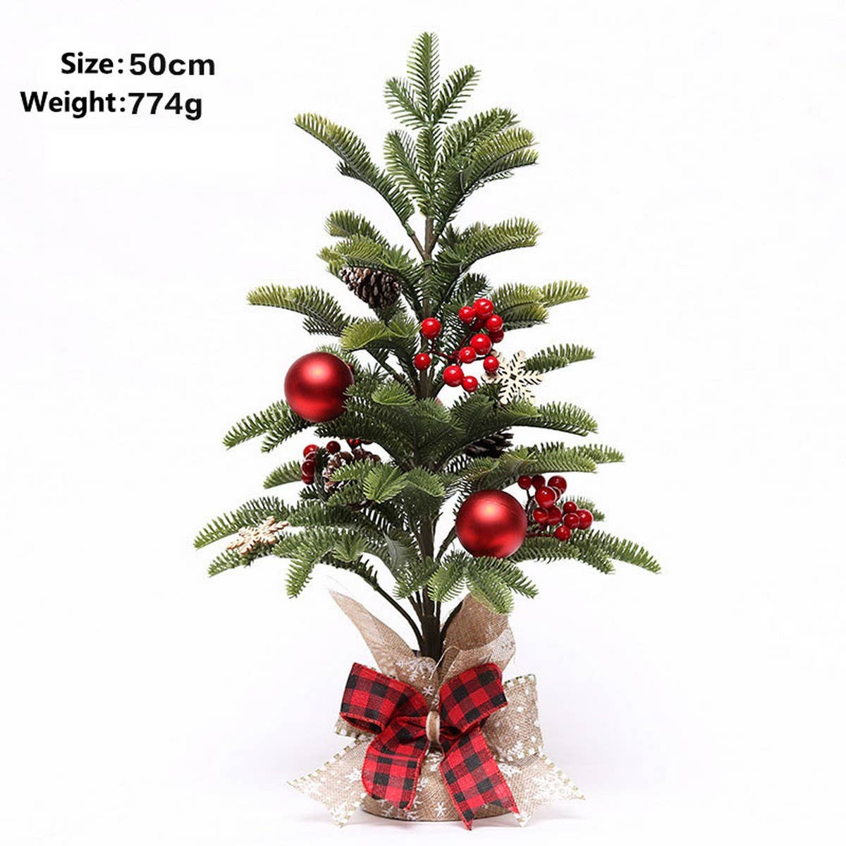 Nordic Style PE Wood Christmas Wreath Decor_CWAJE05400