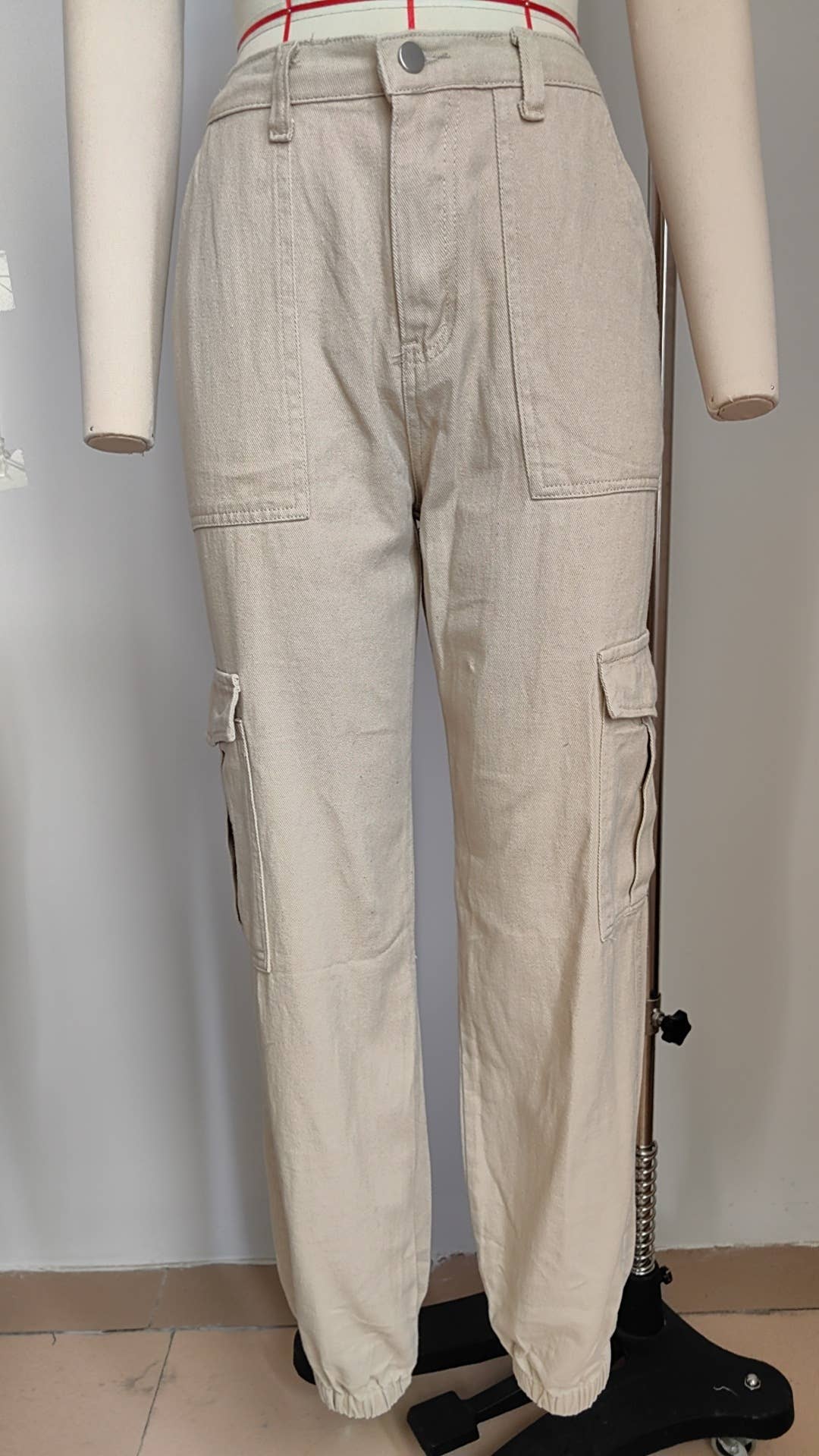 SEMI-ELASTIC PERSONALITY ALL-IN-ONE CARGO PANTS