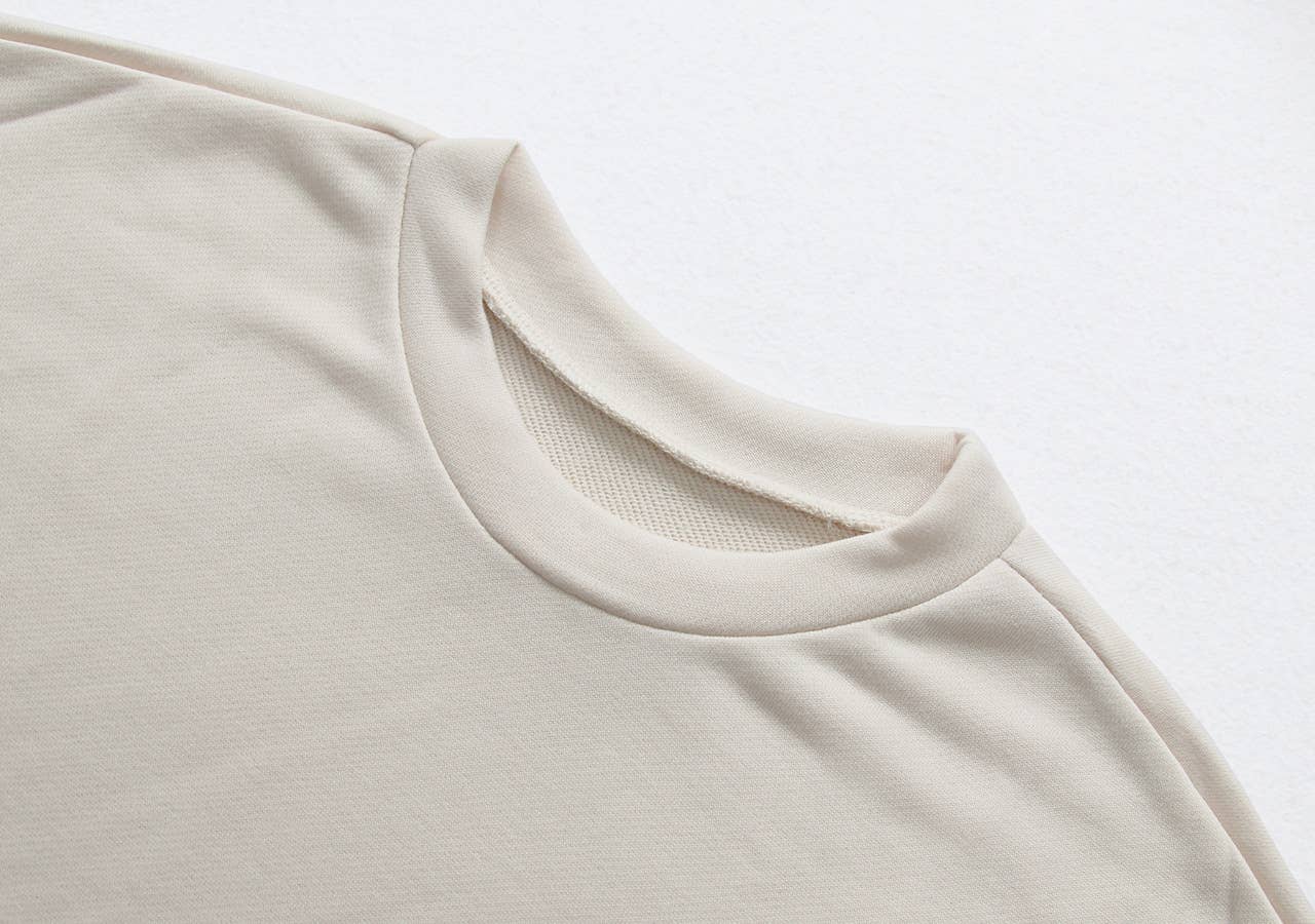 IMITATION COTTON SOLID COLOR OUTERWEAR HOODIE