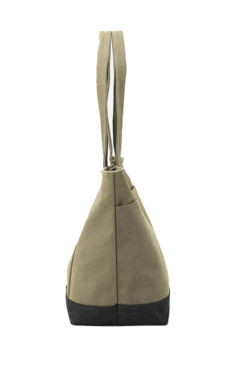 CASUAL DAILY CANVAS SHOULDER BAG_CWAB0519