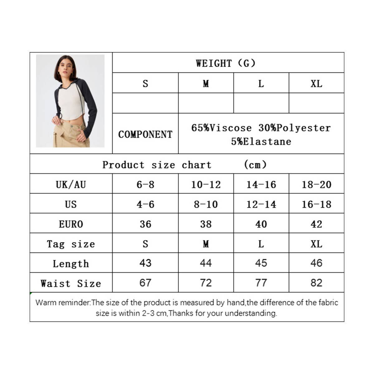 HOODED PATCHWORK COLOR IRREGULAR SLIM-FIT T-SHIRT