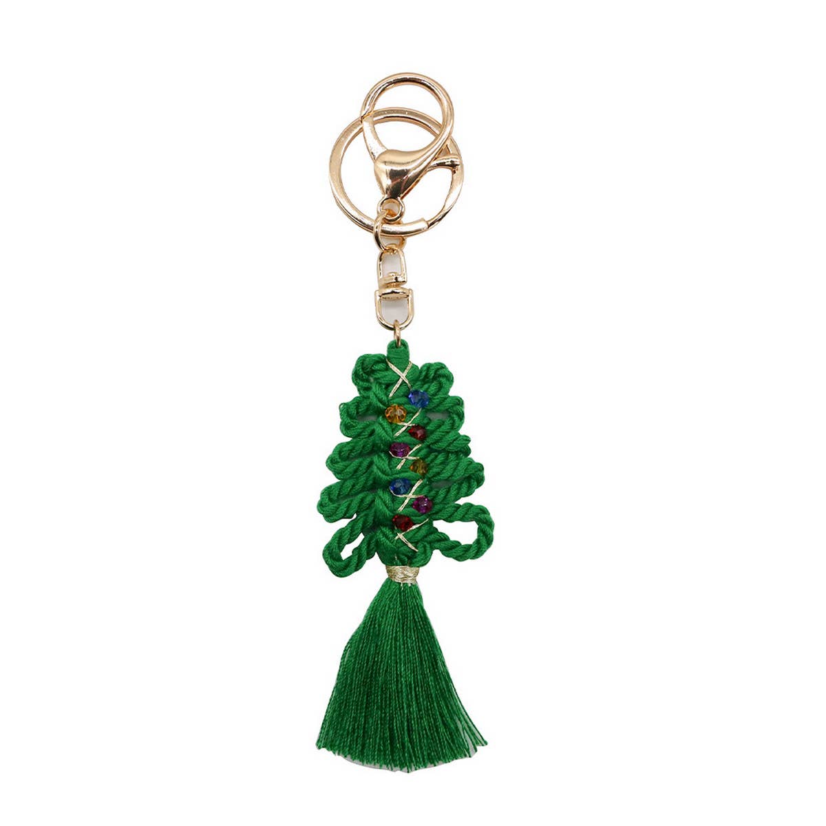 CHRISTMAS HANDMADE TASSEL BRAIDED KEY