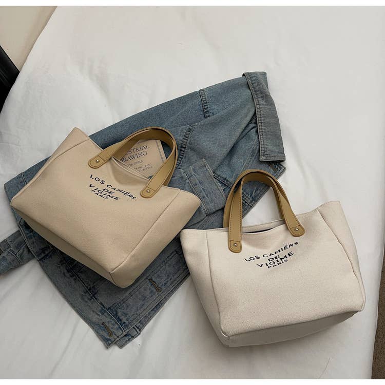 Large-capacity simple and casual bucket bag