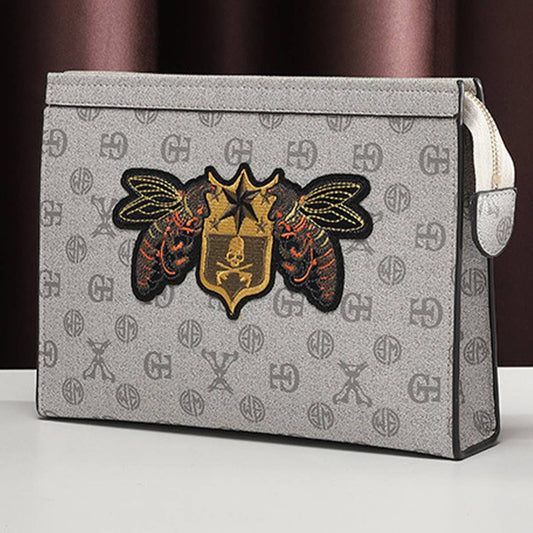 RETRO MINIMALIST EMBROIDERED CASUAL HANDBAG_CWAB1476