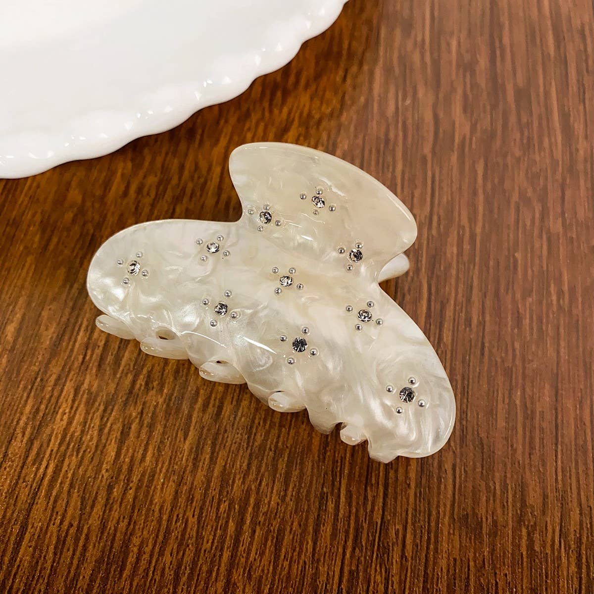 Rhinestone Acrylic Hair Claw ? 6.5cm Chic Clip_CWAHA1485