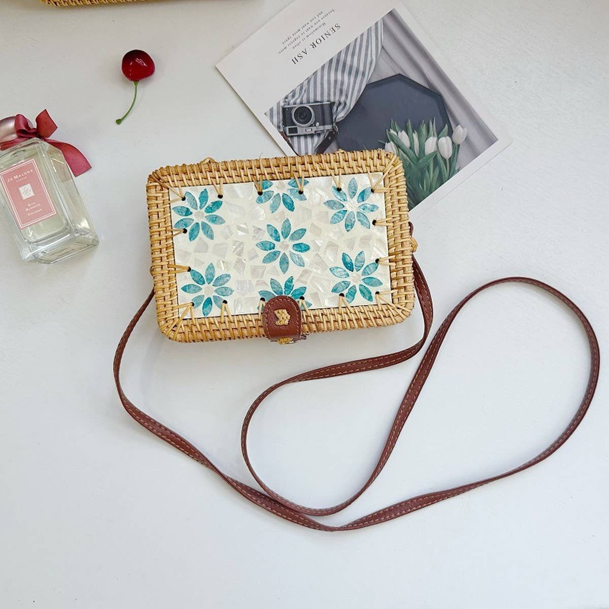 RATTAN BAG CROSSBODY MINI BAG VINTAGE HANDBAG_CWMM4547