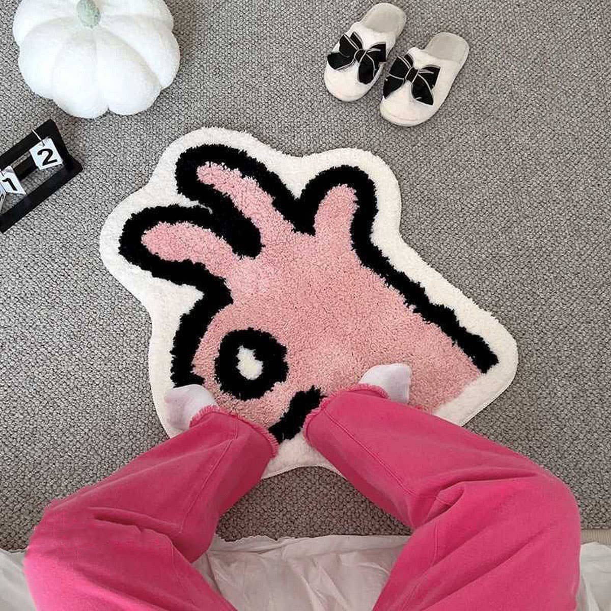 Cute Living Room Rug, Cozy Cat Vibes Bedside Mat£ßCWMM7392