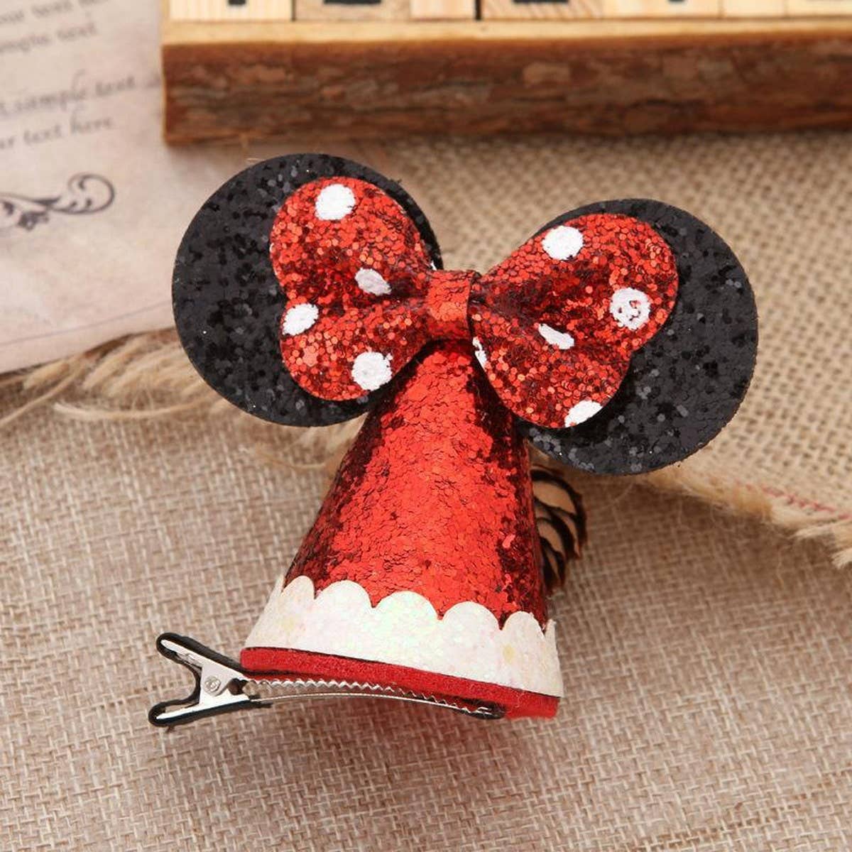 ALL-MATCH CHRISTMAS MICKEY HEADBAND HAIRPIN_CWAHA3416