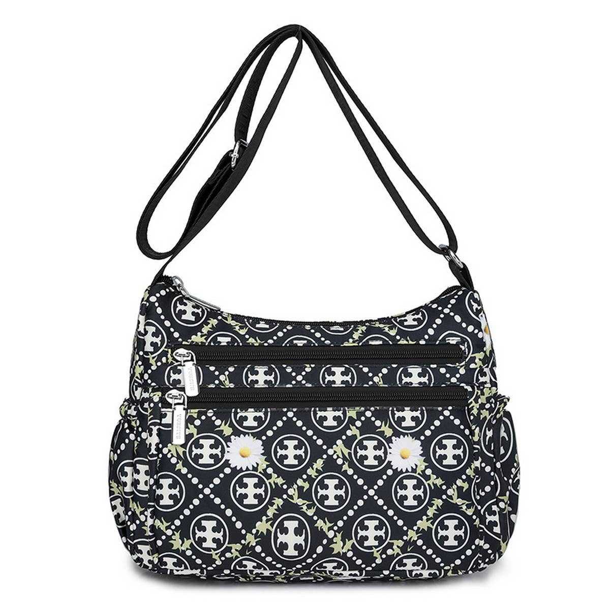 PRINTED NYLON LARGE CAPACITY SHOULDER CROSSBODY BAG_CWAB3481