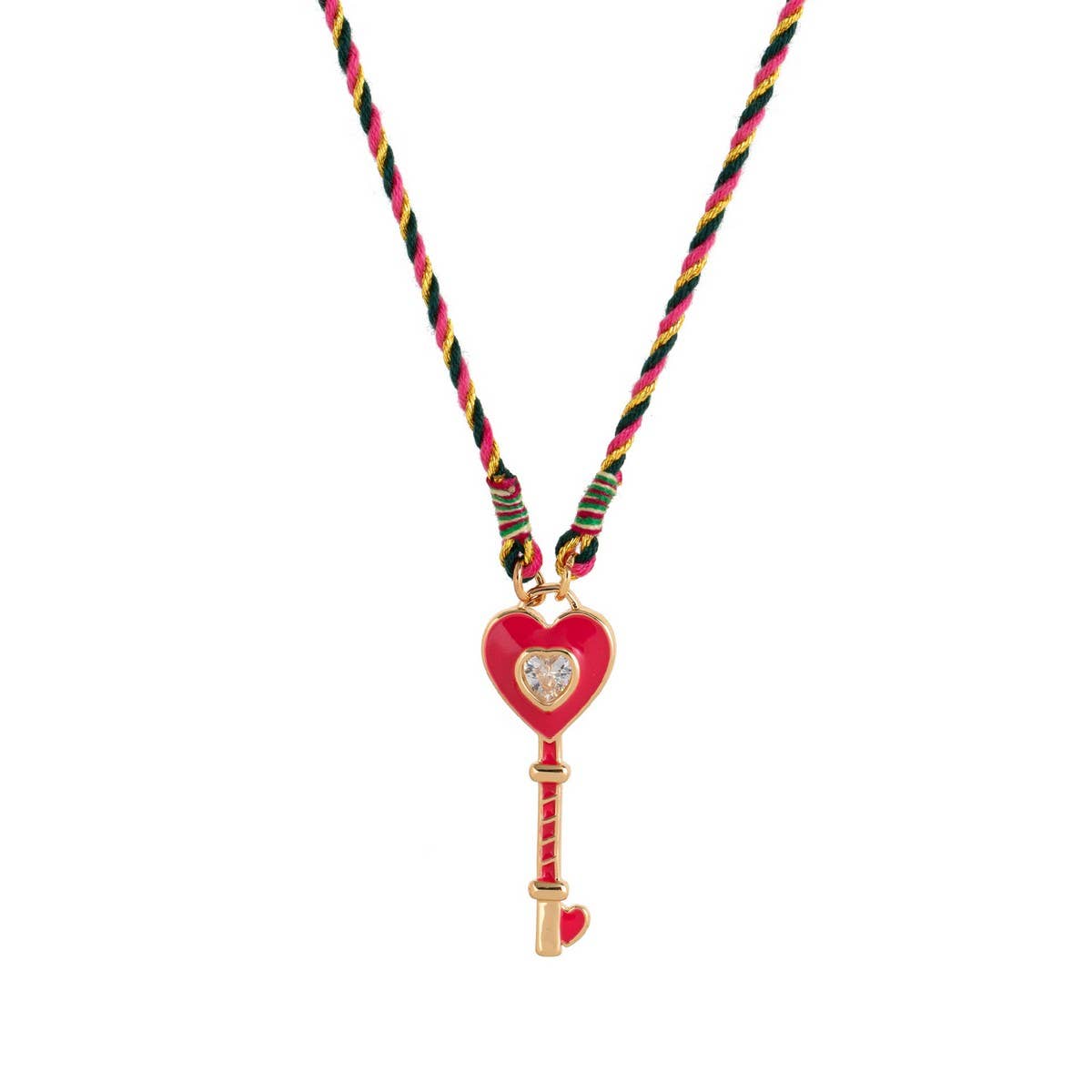 Colorful Dopamine Love Lips Pendant Necklace