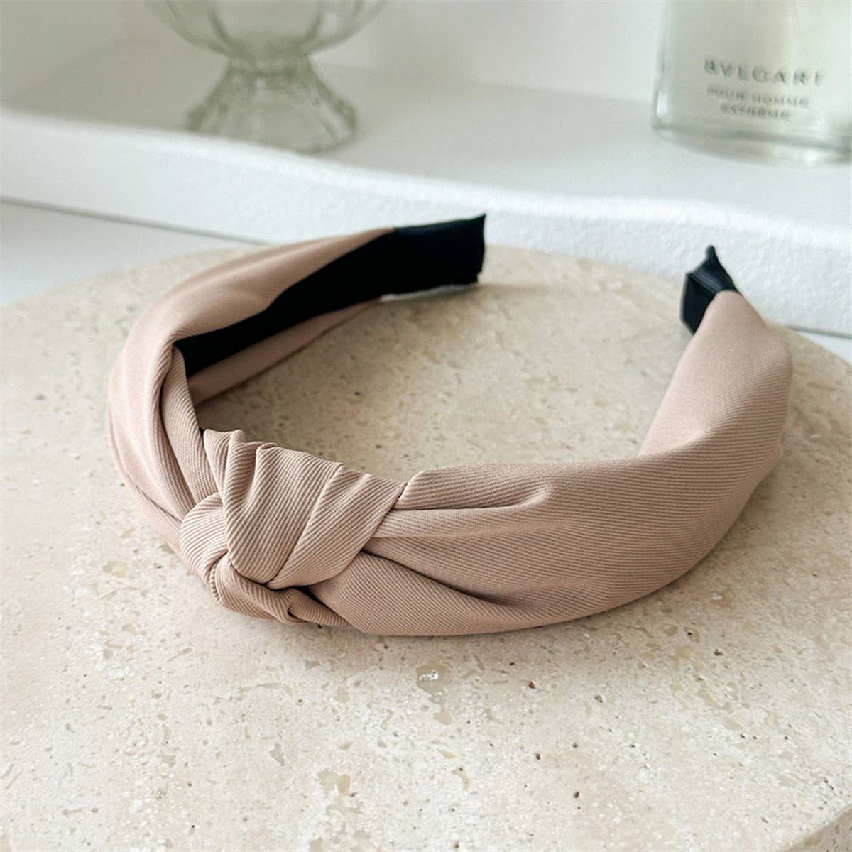 FASHION TOP KNOT FABRIC HEADBAND_CWAHA1376