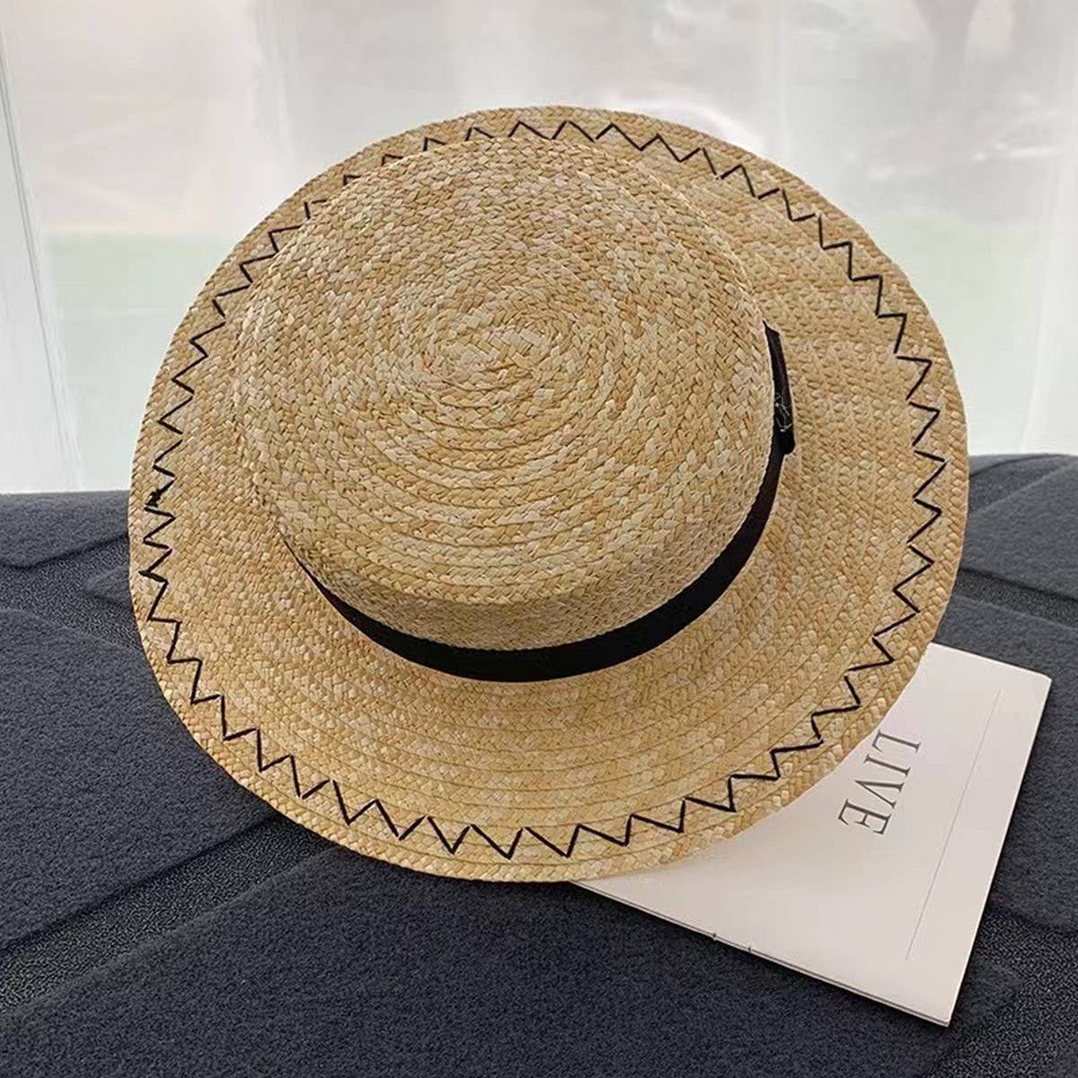 Women's sun protection maggie straw hat_CWAH3394