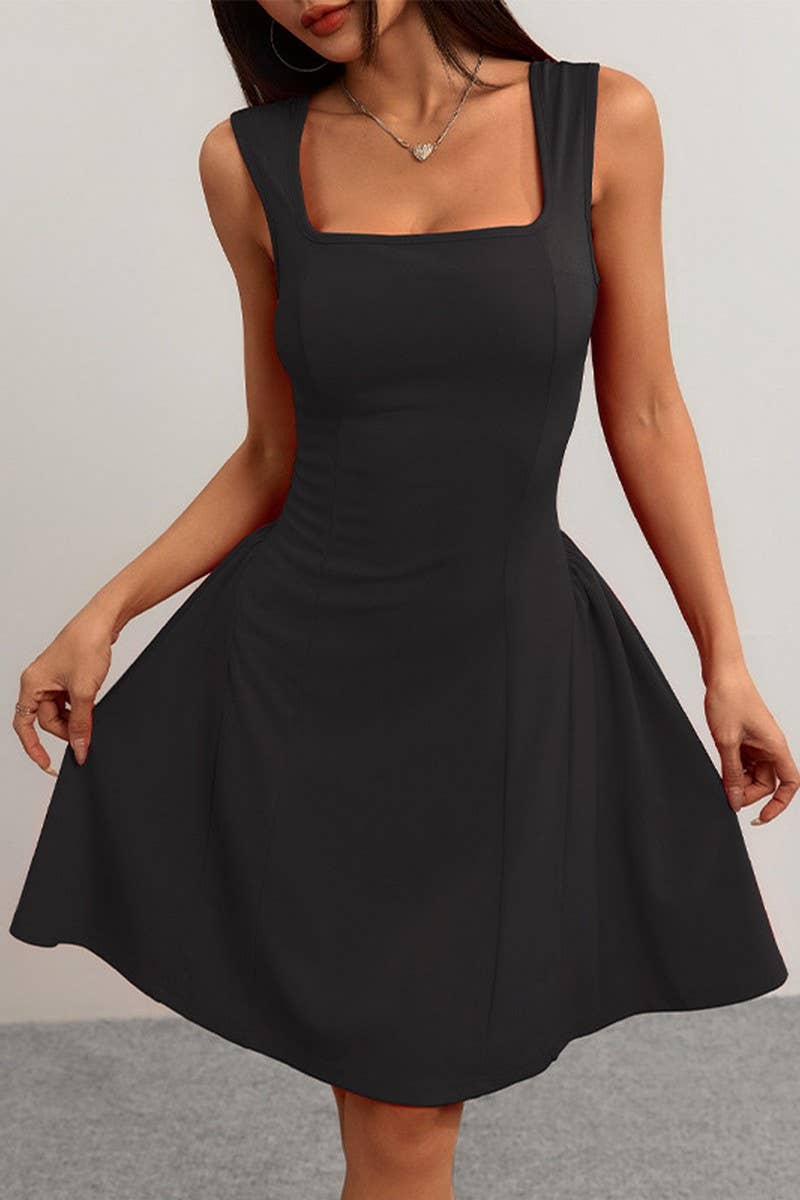 CWDSD7855_BACKLESS SLEEVELESS BODYCON CAMI DRESS