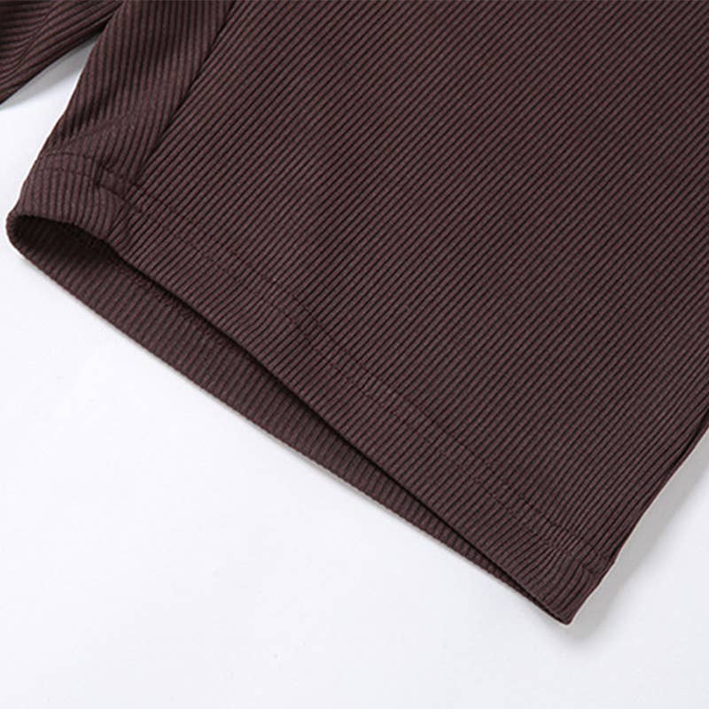 Solid color halter short design sense jumpsuit