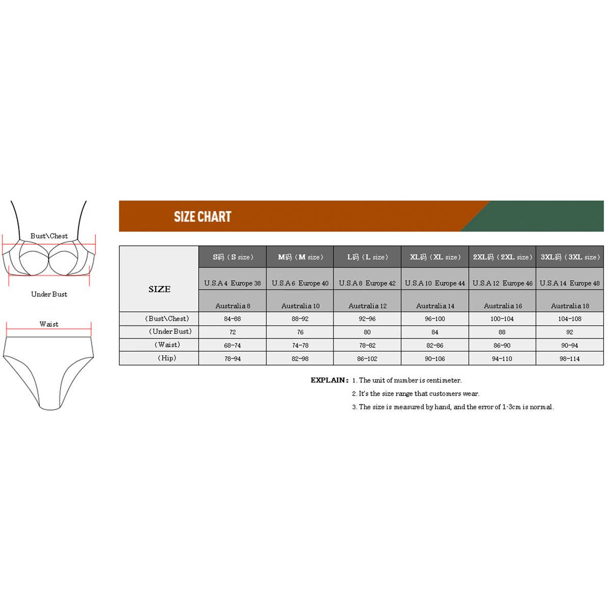 Sexy Triangle Bikini - Women's Swimwear