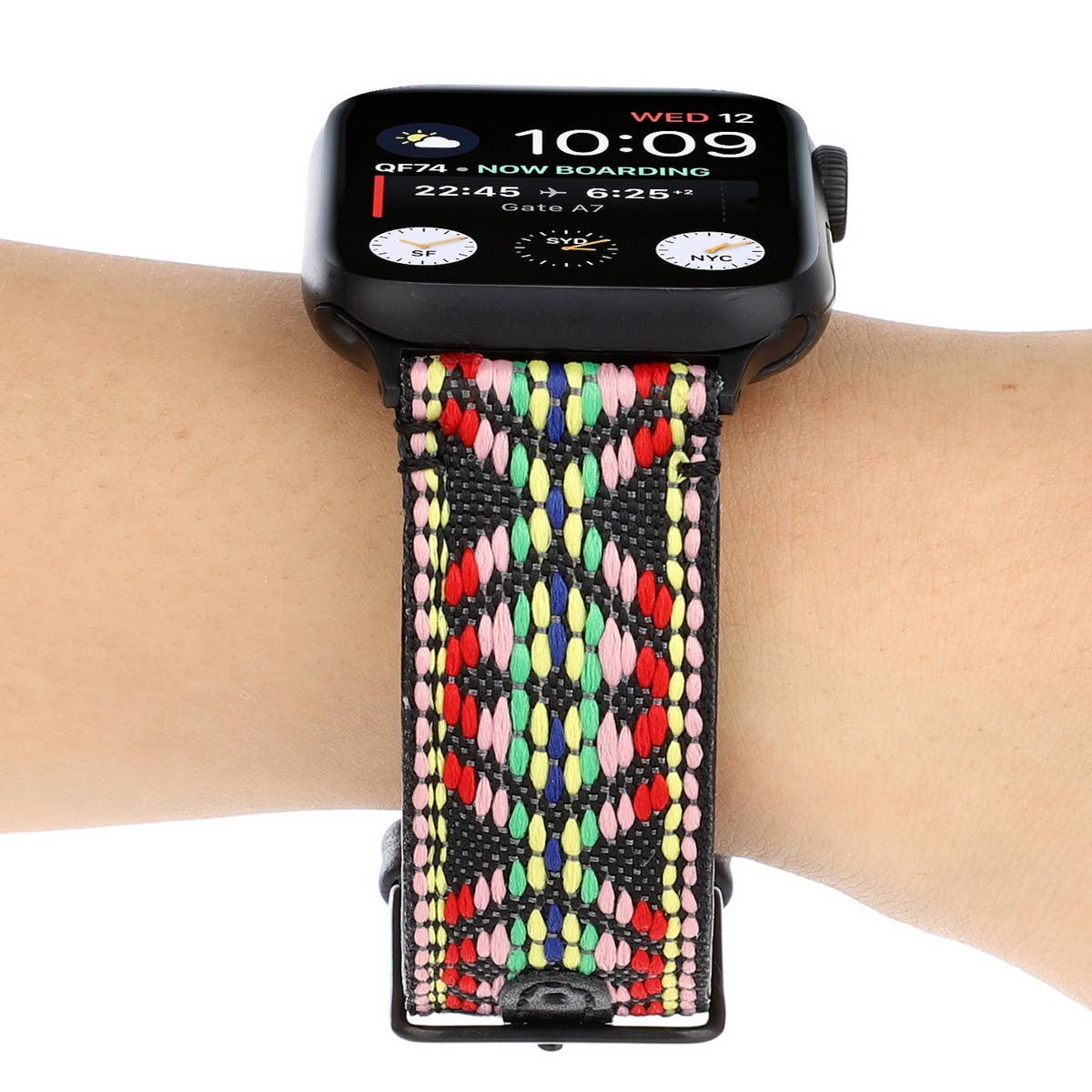 APPLE WATCH/IWATCH9 ETHNIC STYLE LEATHER STRAP_CWWW0059