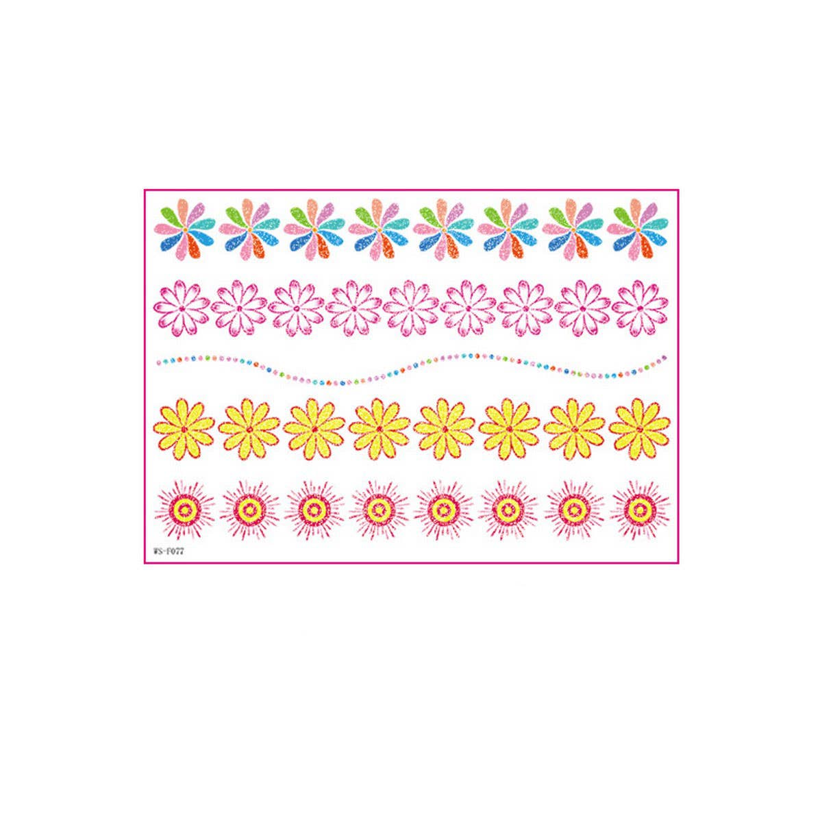 Easter Glitter Water Transfer Stickers for Candles
