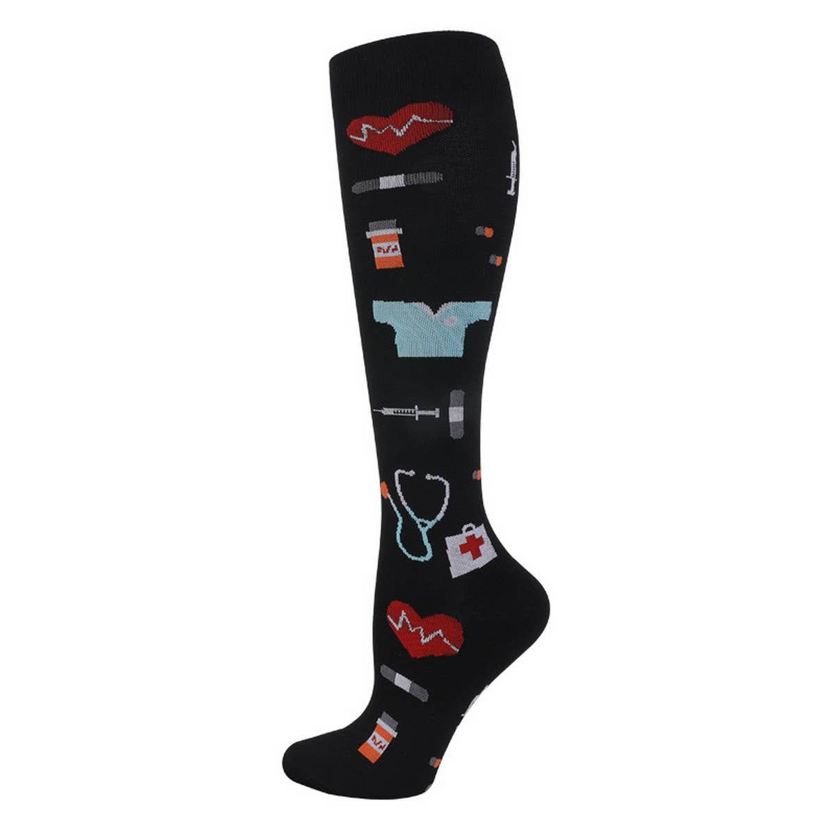 WOMEN'S OUTDOOR SPORTS LONG COMPRESSION SOCKS
