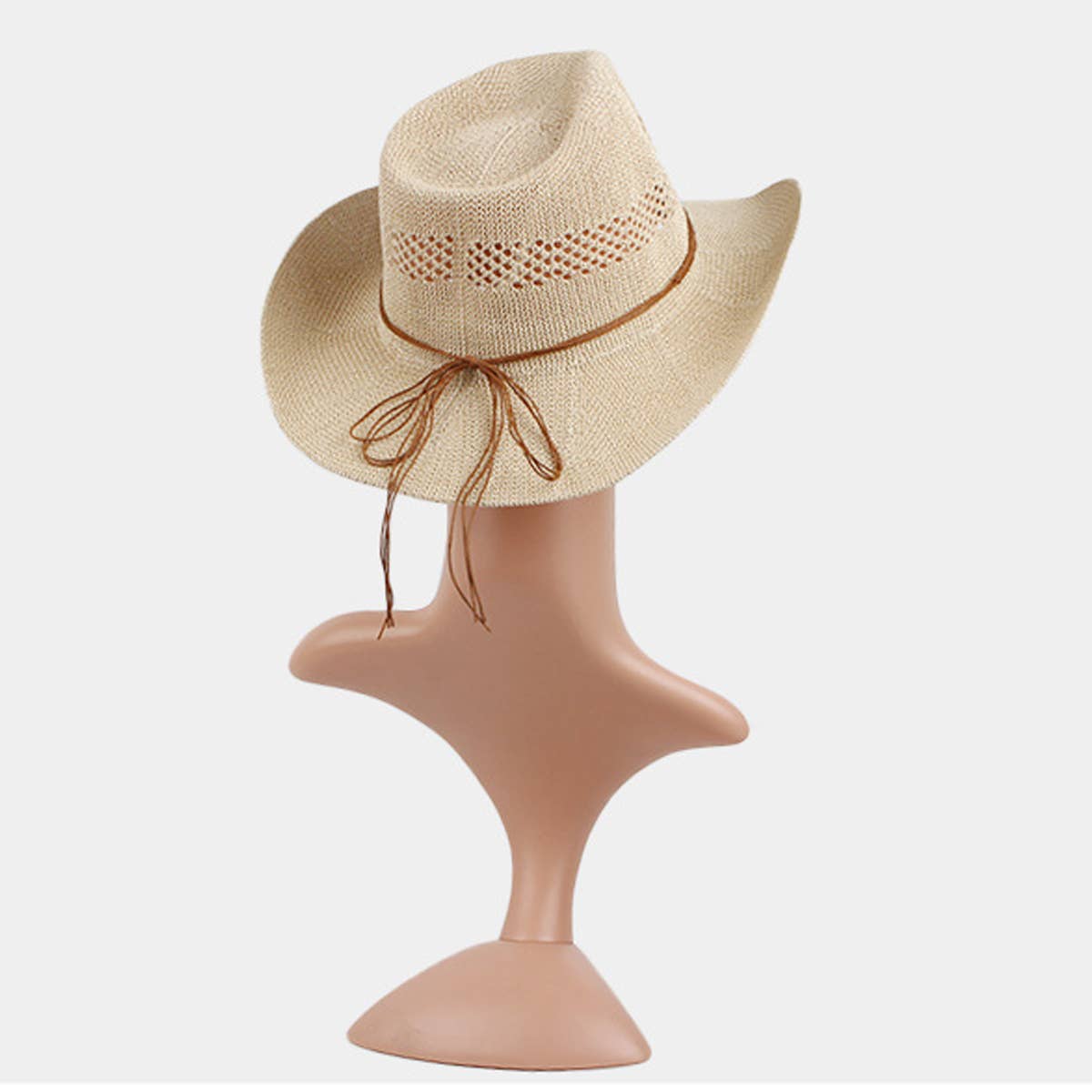 OUTDOOR BREATHABLE WESTERN COWBOY STRAW HAT_CWAH1193