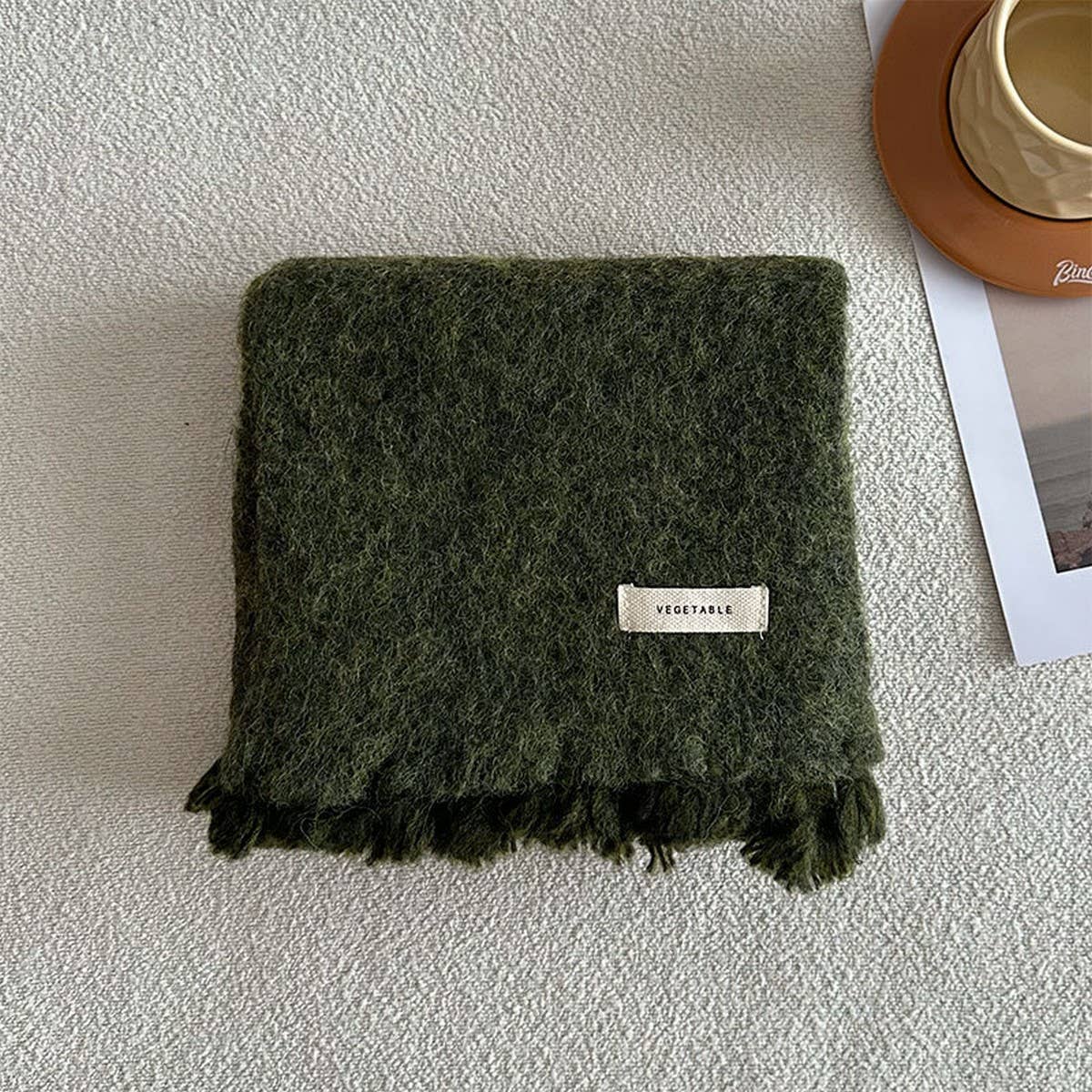 Soft Knit Scarf ??Thick Tassel Winter Warm Wrap_CWASC2292