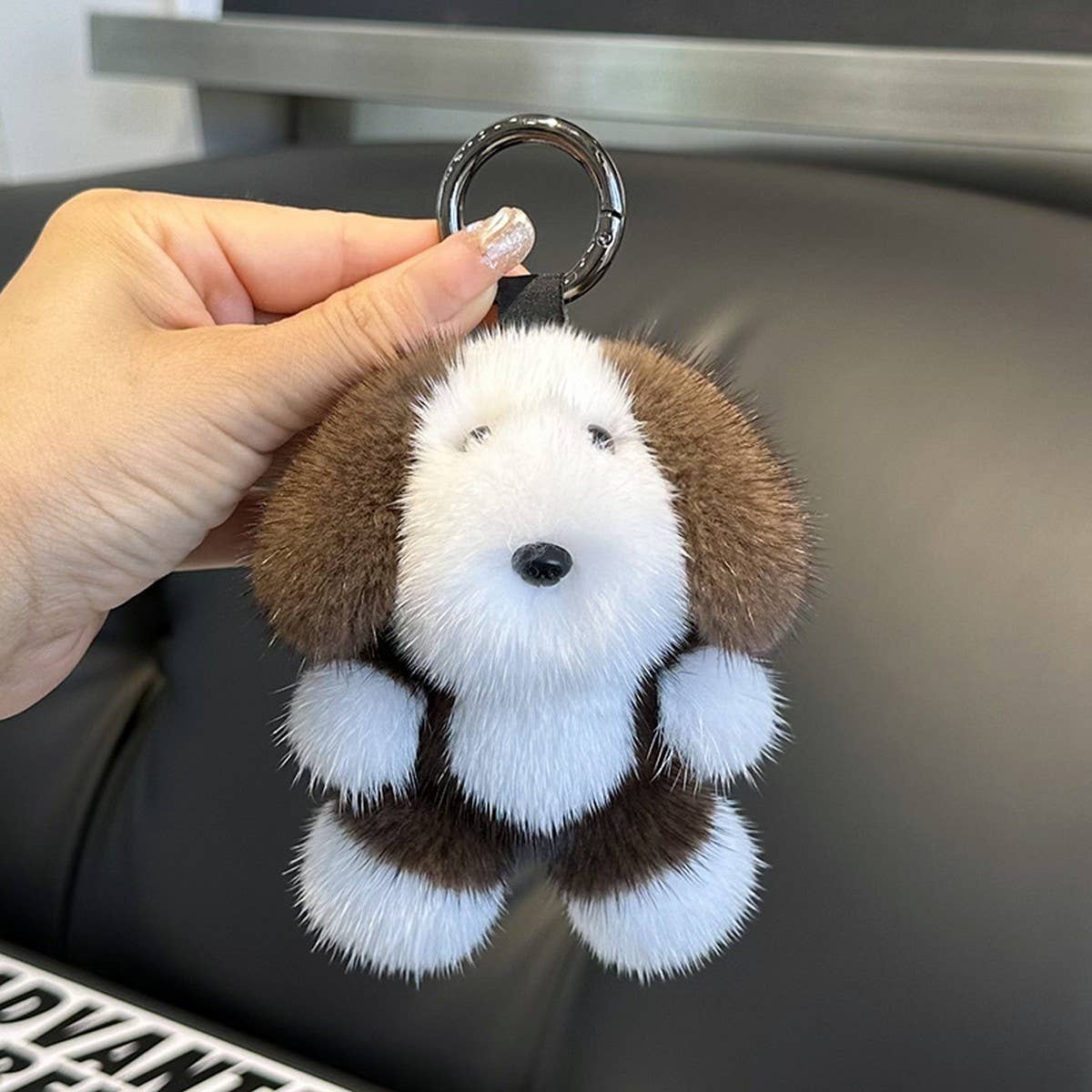 CUTE PUPPY CAR KEYCHAIN BAG PENDANT ORNAMENT
