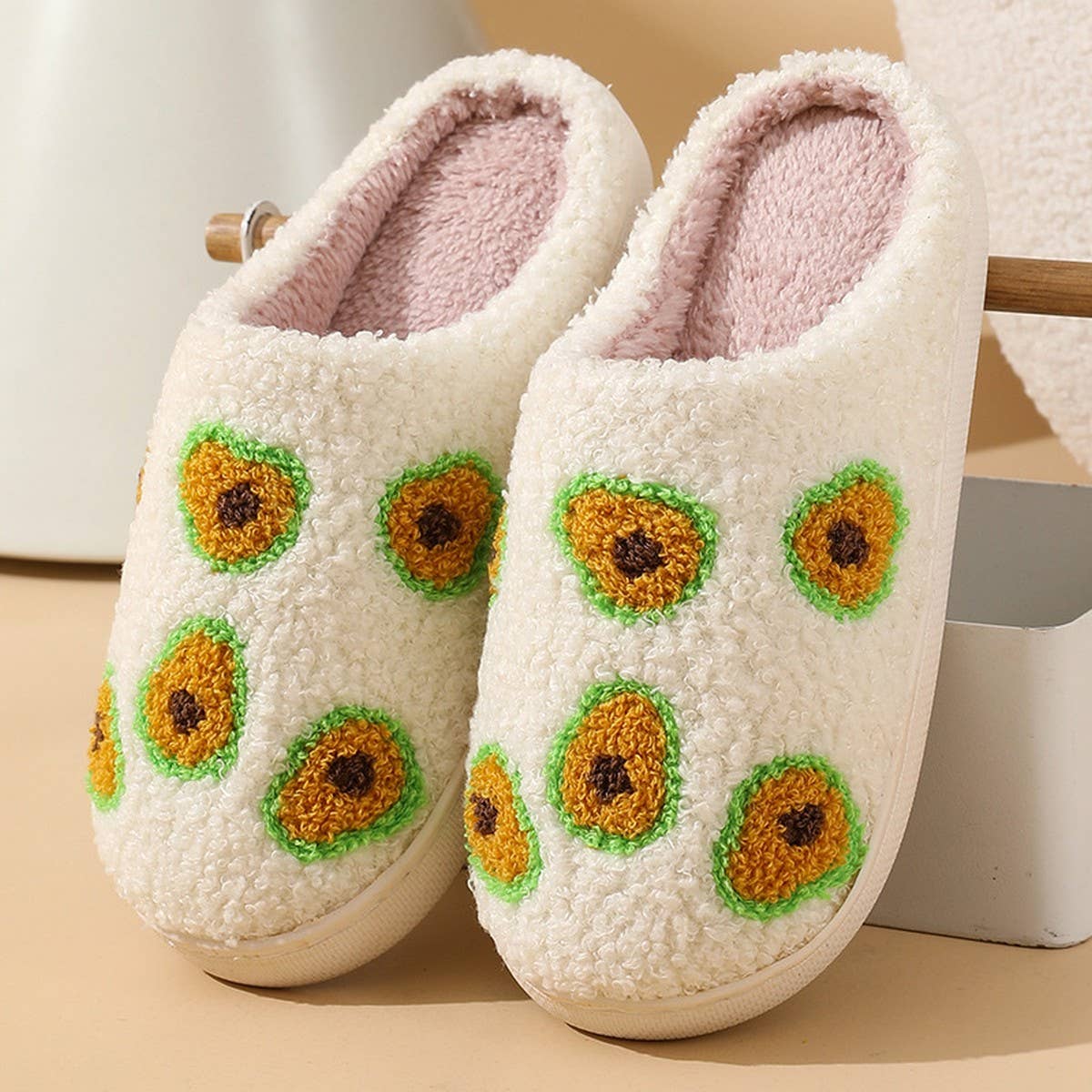 CUTE CARTOON FRUIT PREPPY SLIPPERS