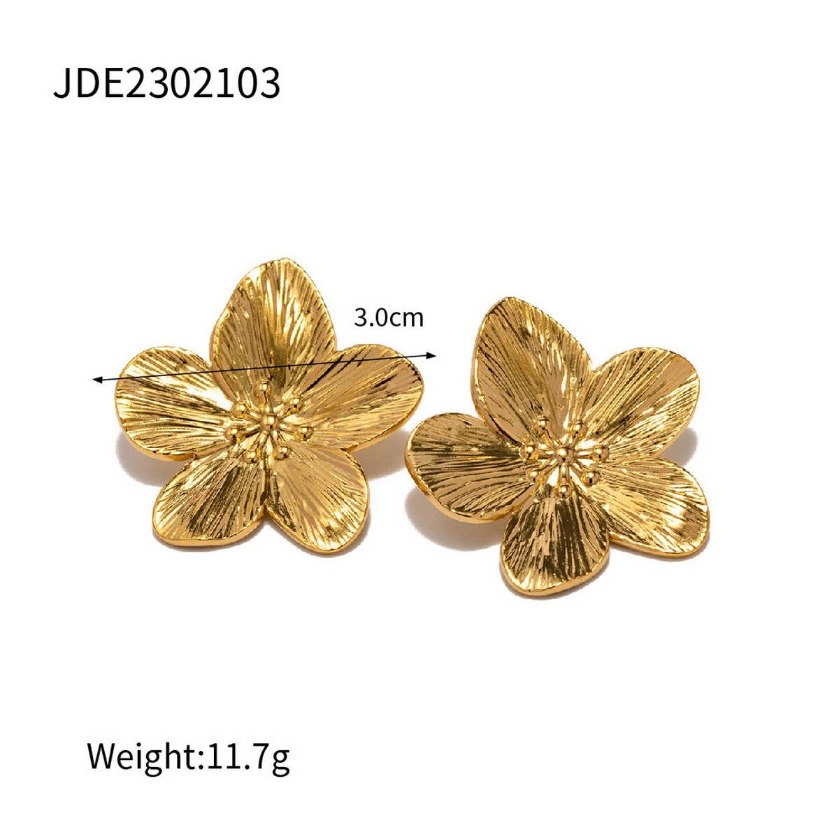BEACH FLOWERS LIGHT LUXURY AND VERSATILE EARRINGS_CWAJE1358