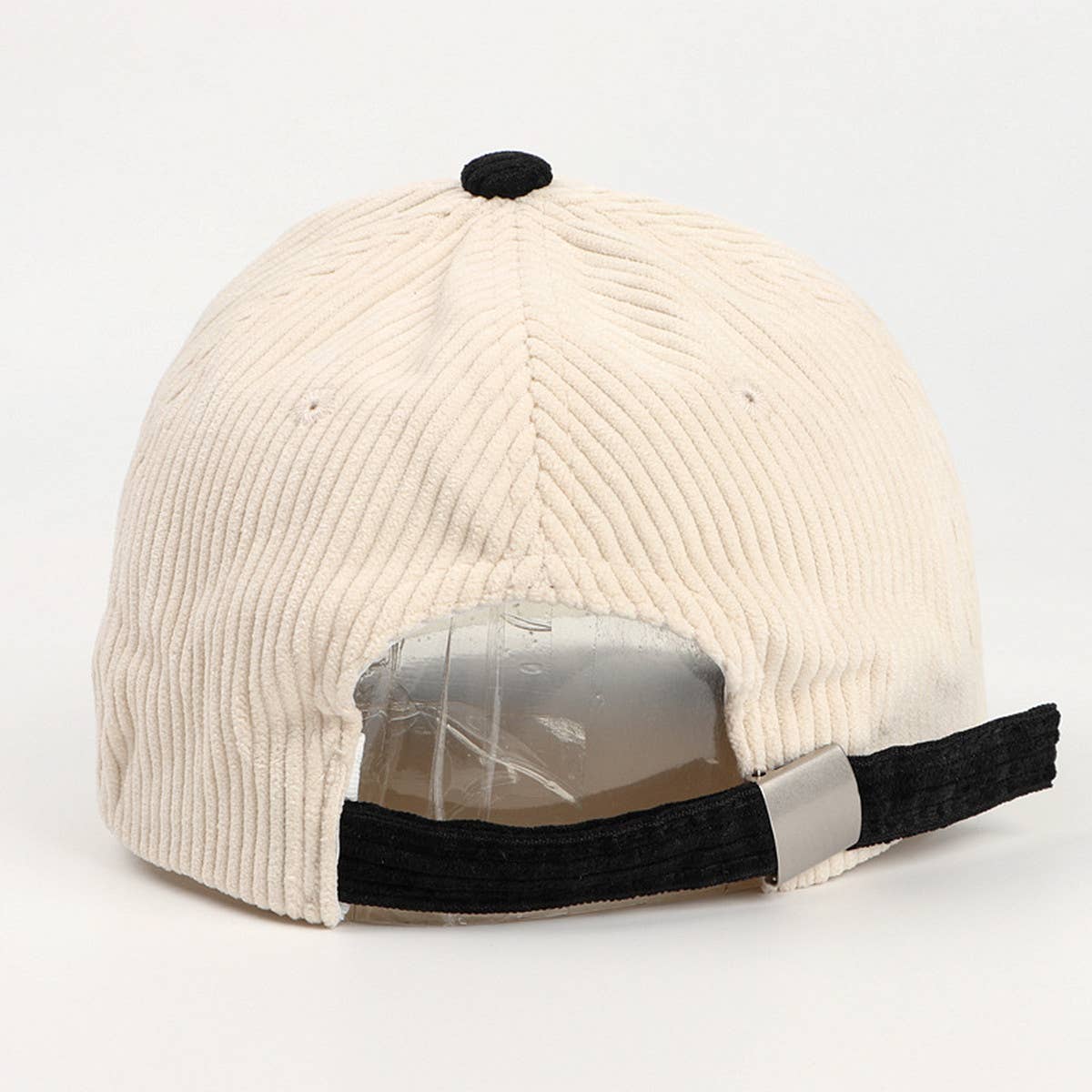 Corduroy Colorblock Baseball Cap - Unisex Hat CWAH1148