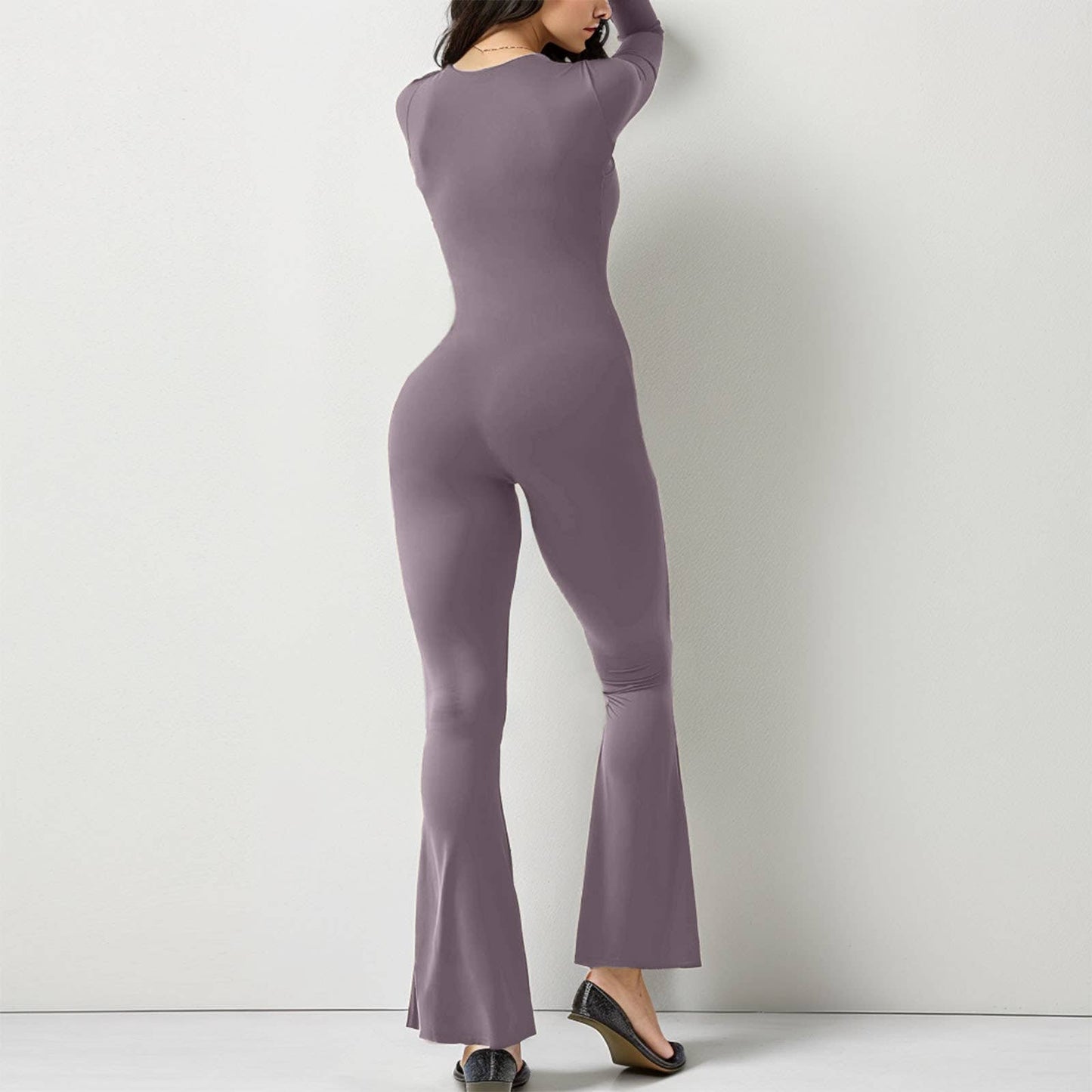 Waist-cinching,hip-lifting,high-elastic jumpsuit