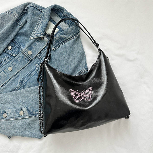 2024 NEW FASHION EMBROIDERED BUTTERFLY BUCKET BAG_CWAB3294