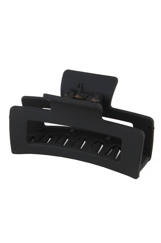 3.35" Minimalist Rectangle Hair Claw Clip_CWAHA0088