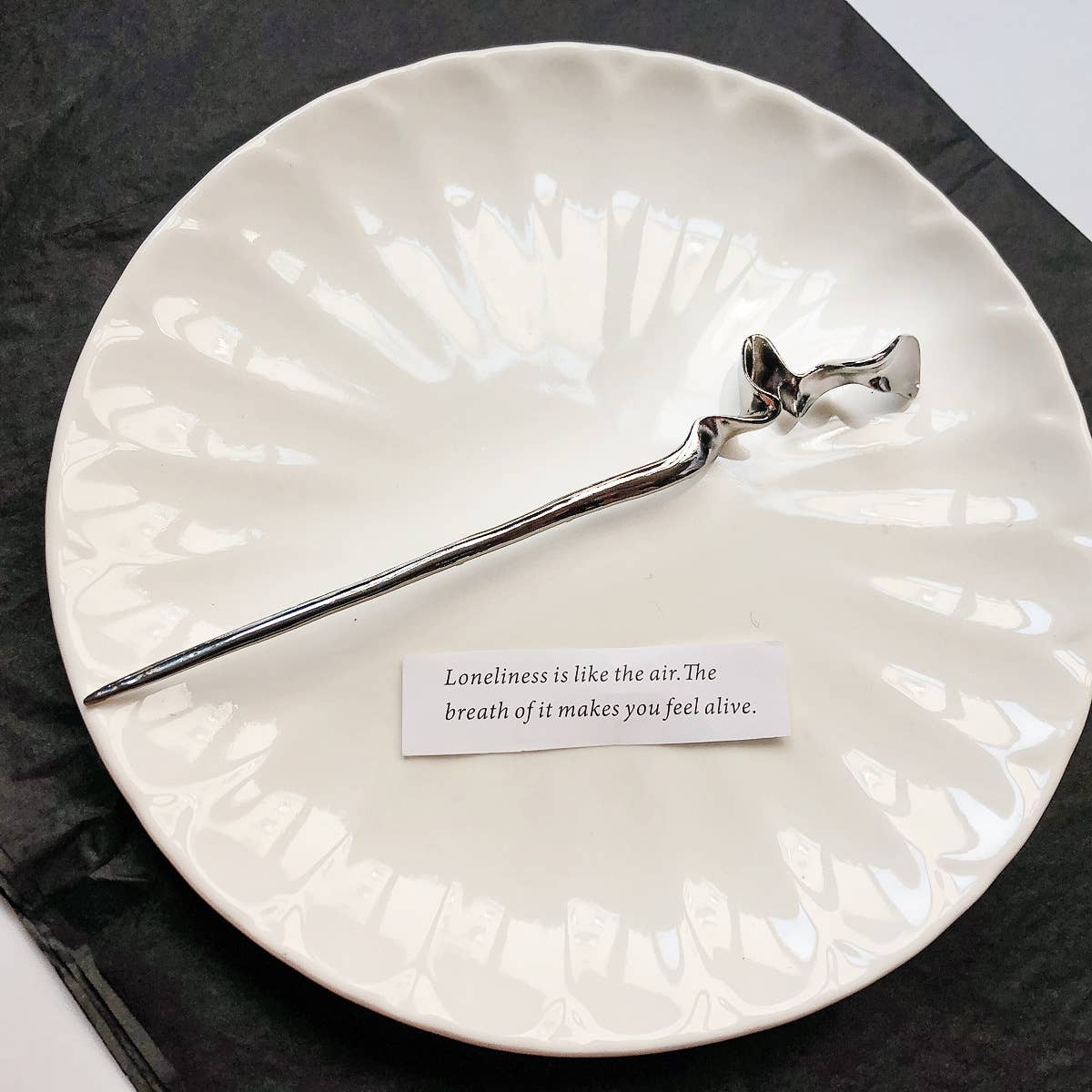 Simple metal hairpins ancient-style accessories