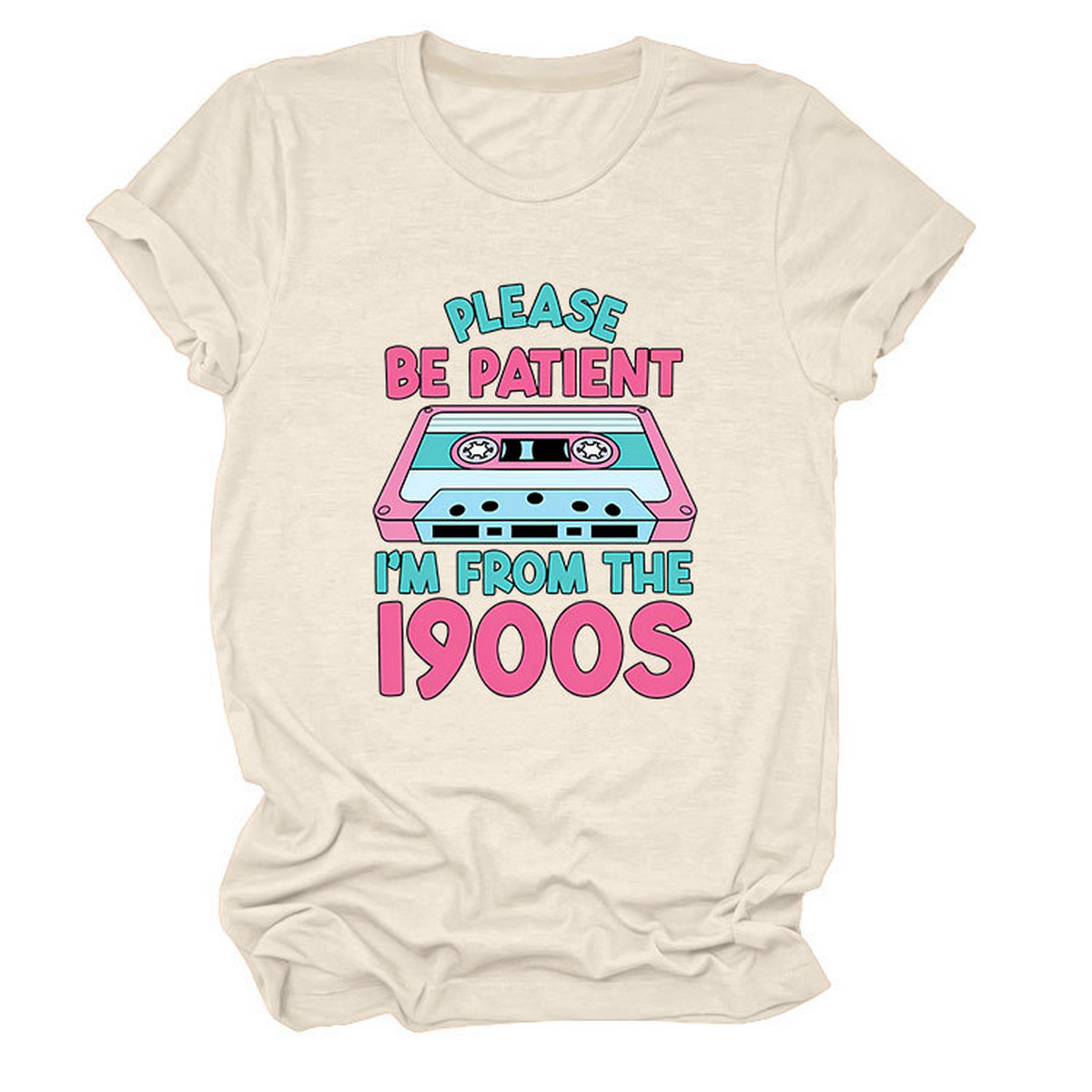 Women??¢s Tee ??Please Be Patient Letter Print_CWTTS1501