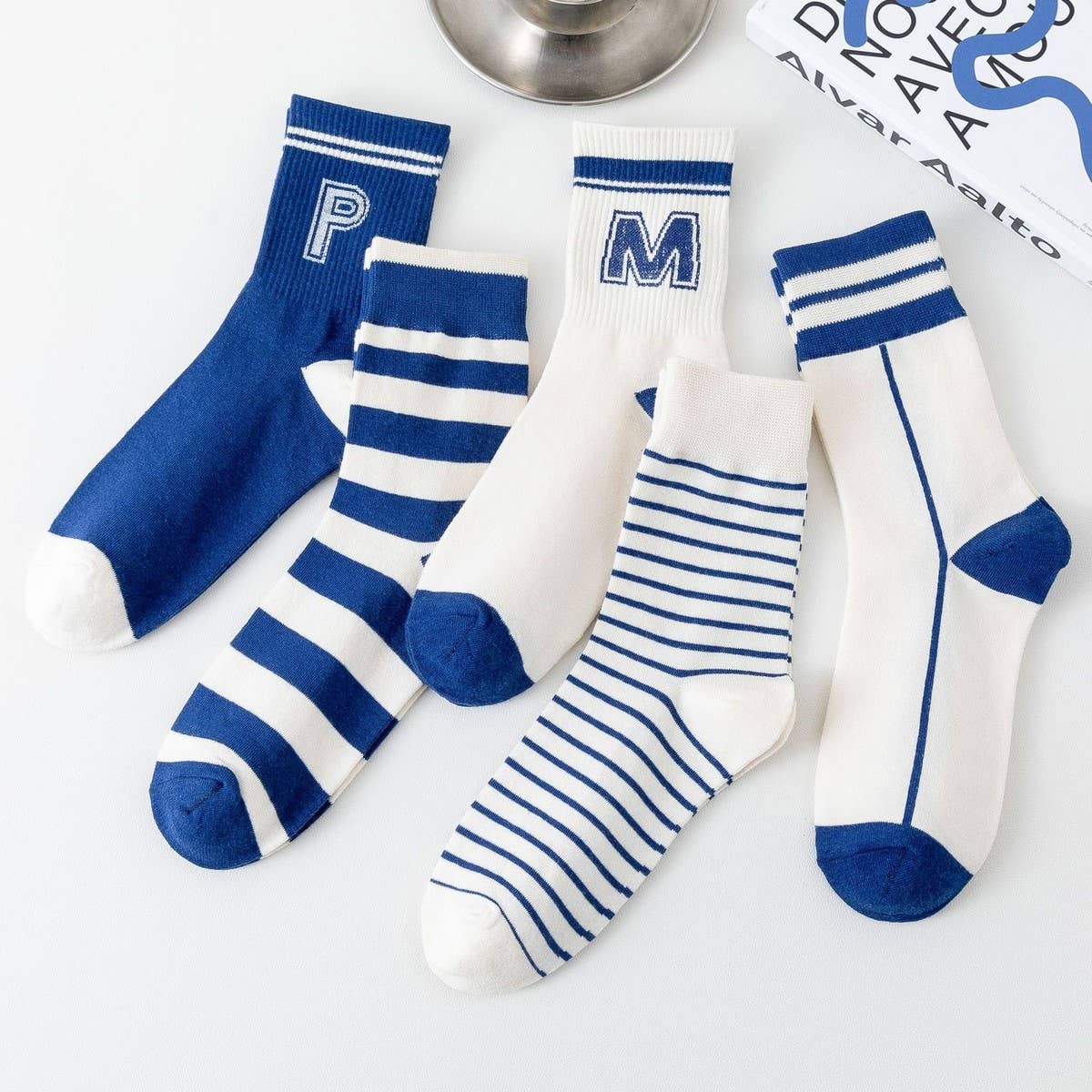 NEW AUTUMN AND WINTER COTTON MIDDLE TUBE SOCKS