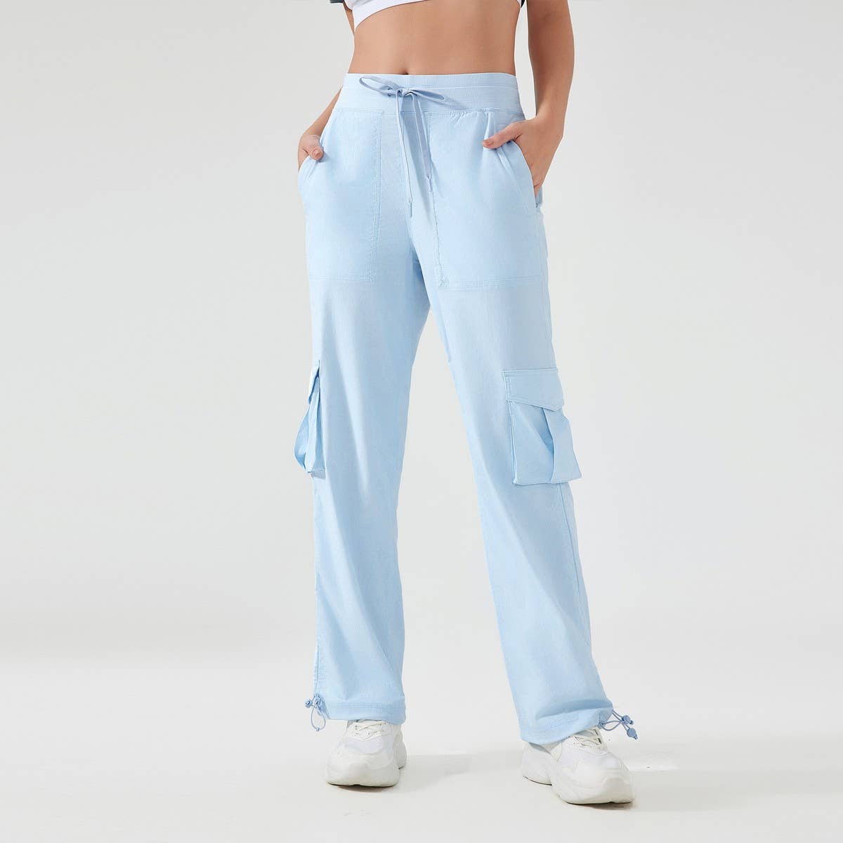 Quick Dry Cargo Joggers, Lightweight & Loose_CWMM8403