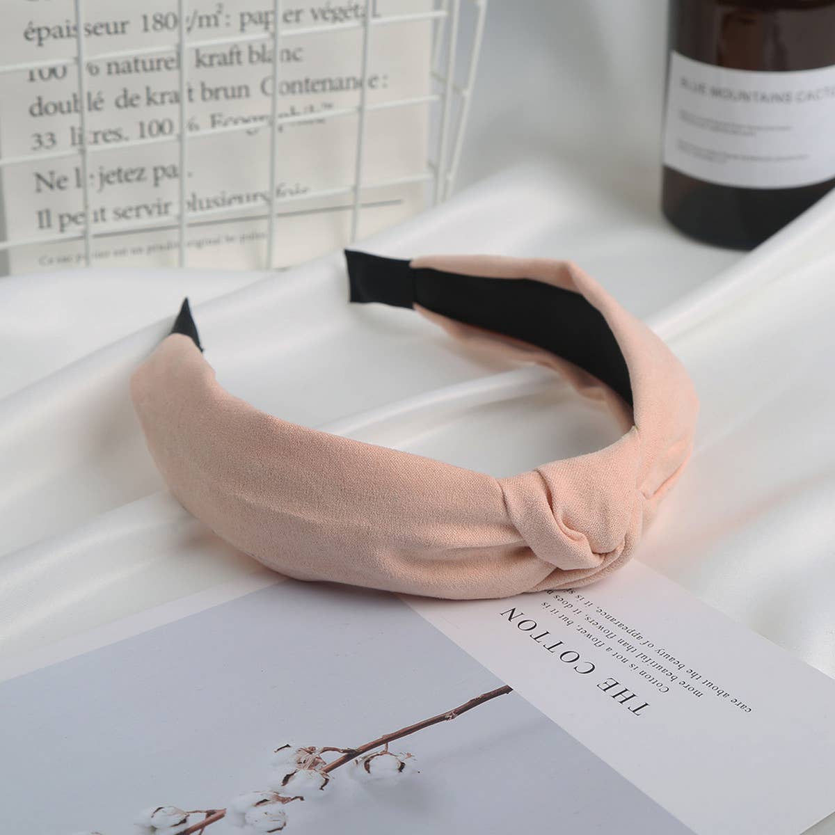 SIMPLE SOLID COLOR WIDE BRIM HEADBAND_CWAHA1675