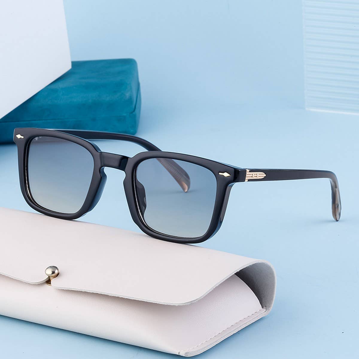 SQUARE FRAME SUNGLASSES UV PROTECTION SUNGLASSES_CWASG0630