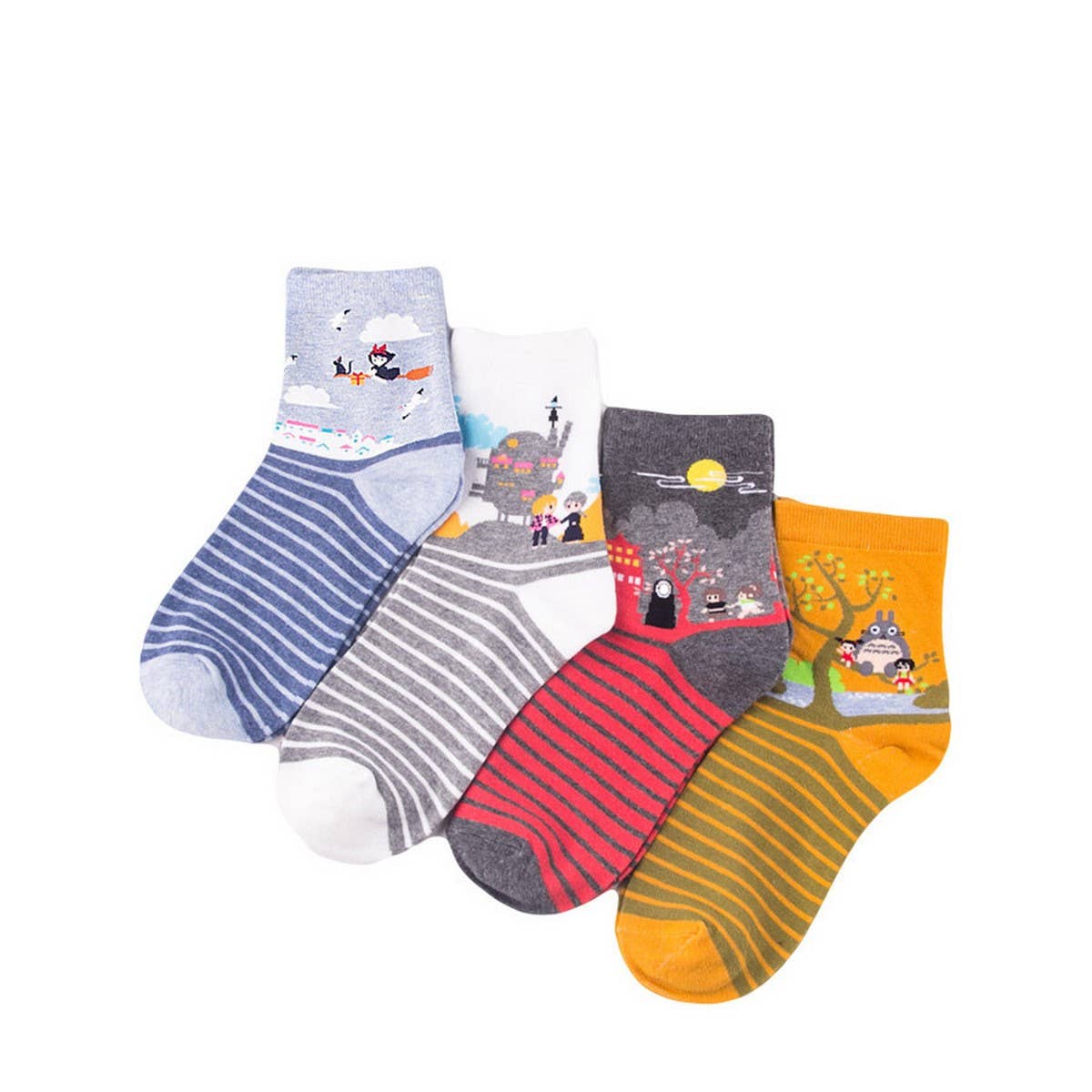 TOTORO SOCKS CREATIVE CARTOON COTTON BOAT SOCKS_CWAH1109