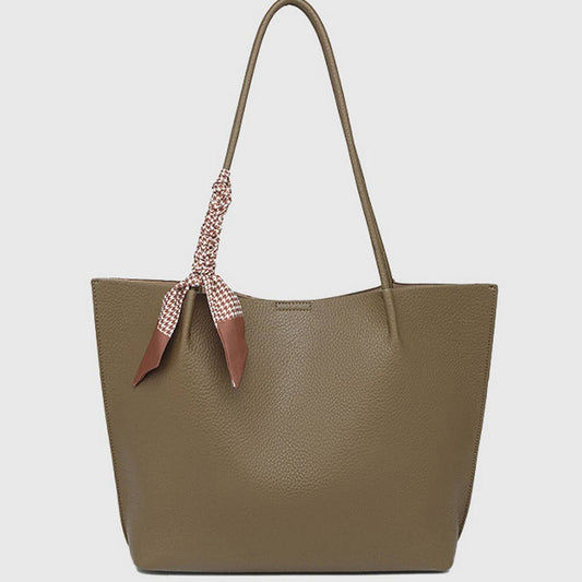 Fashion Soft Leather Large Tote Shoulder Bag＿CWAB5111