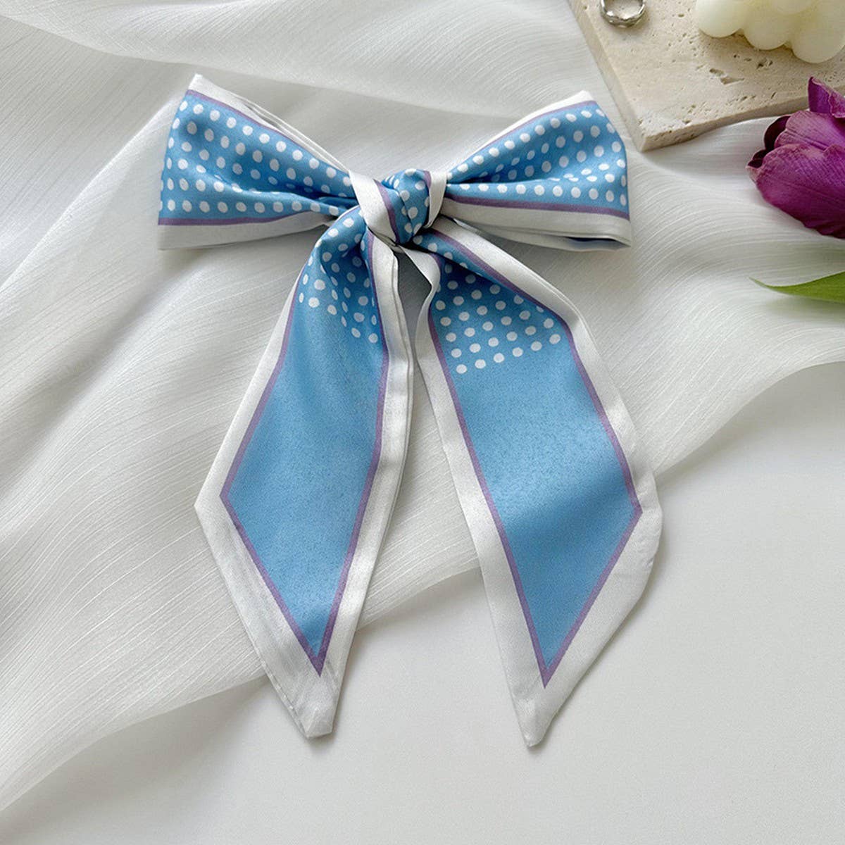 HIGH-END SIMPLE SILK SCARF FASHIONABLE HEADBAND