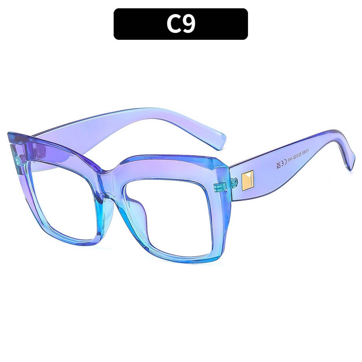 FASHIONABLE LARGE FRAME ANTI-BLUE LIGHT GLASSES
